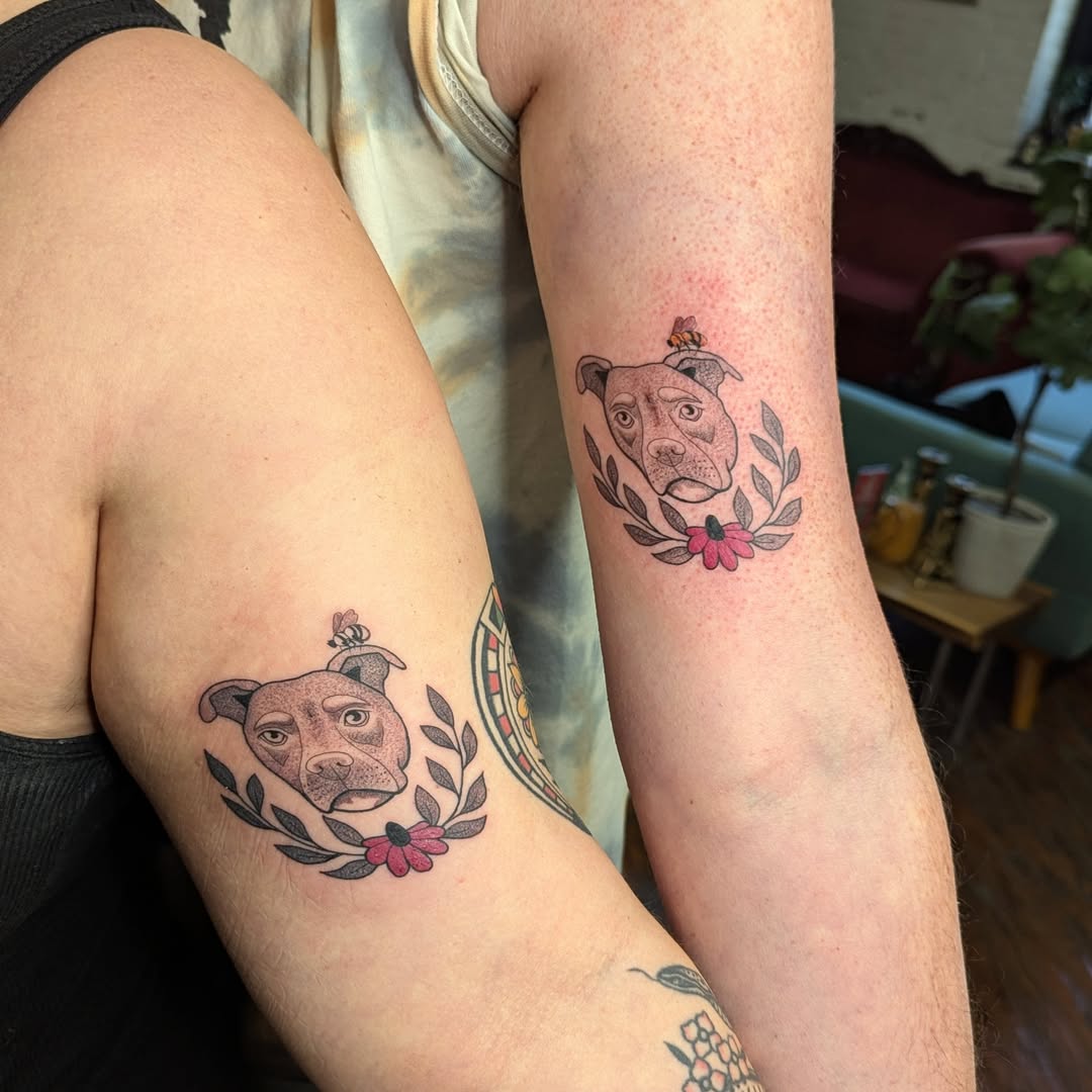 Tattoo by @elistudertattoo — realism, dotwork