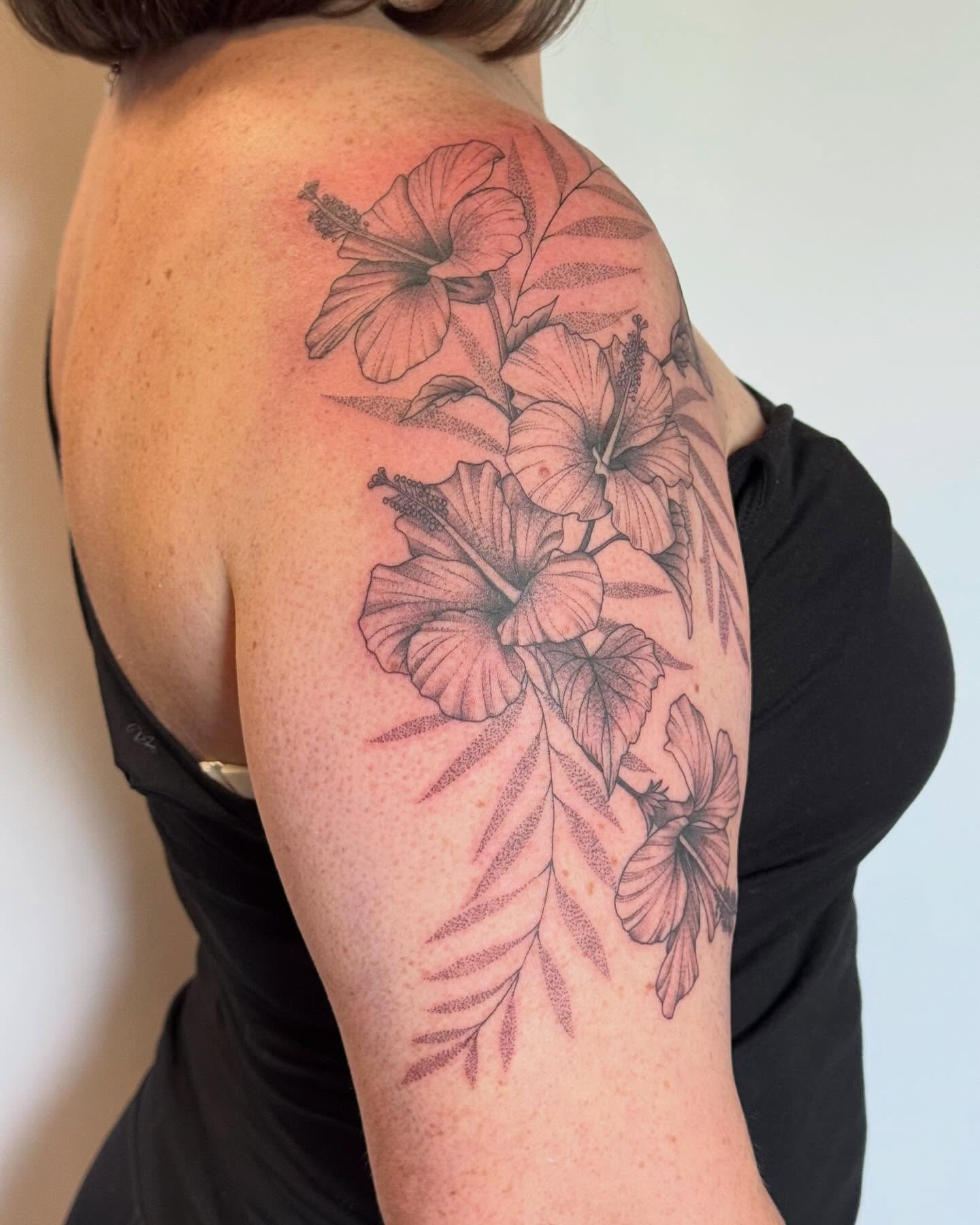 Tattoo by @larkrestattoos — dotwork