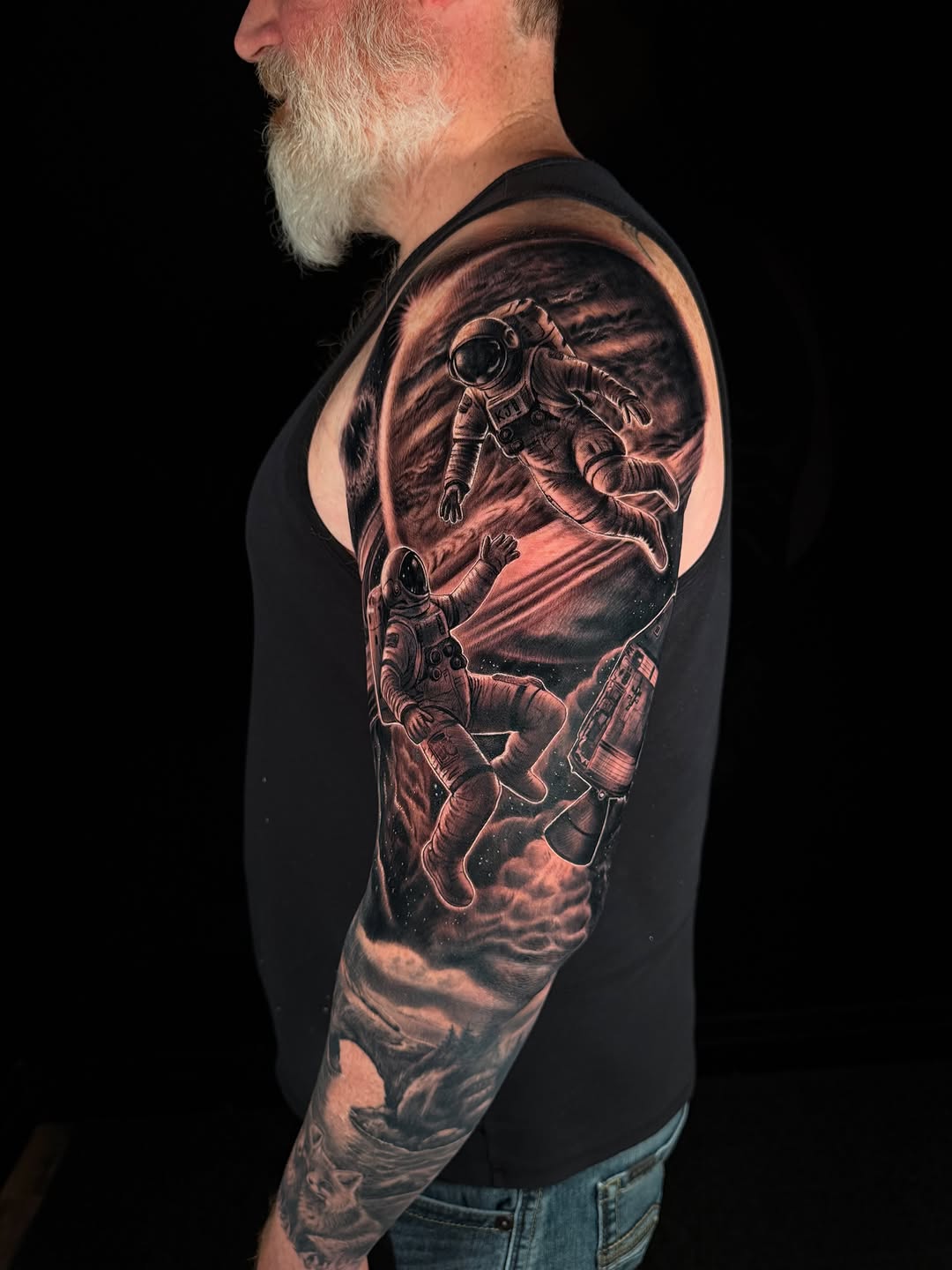 Tattoo by @tattoo_katie — realism, black_and_grey