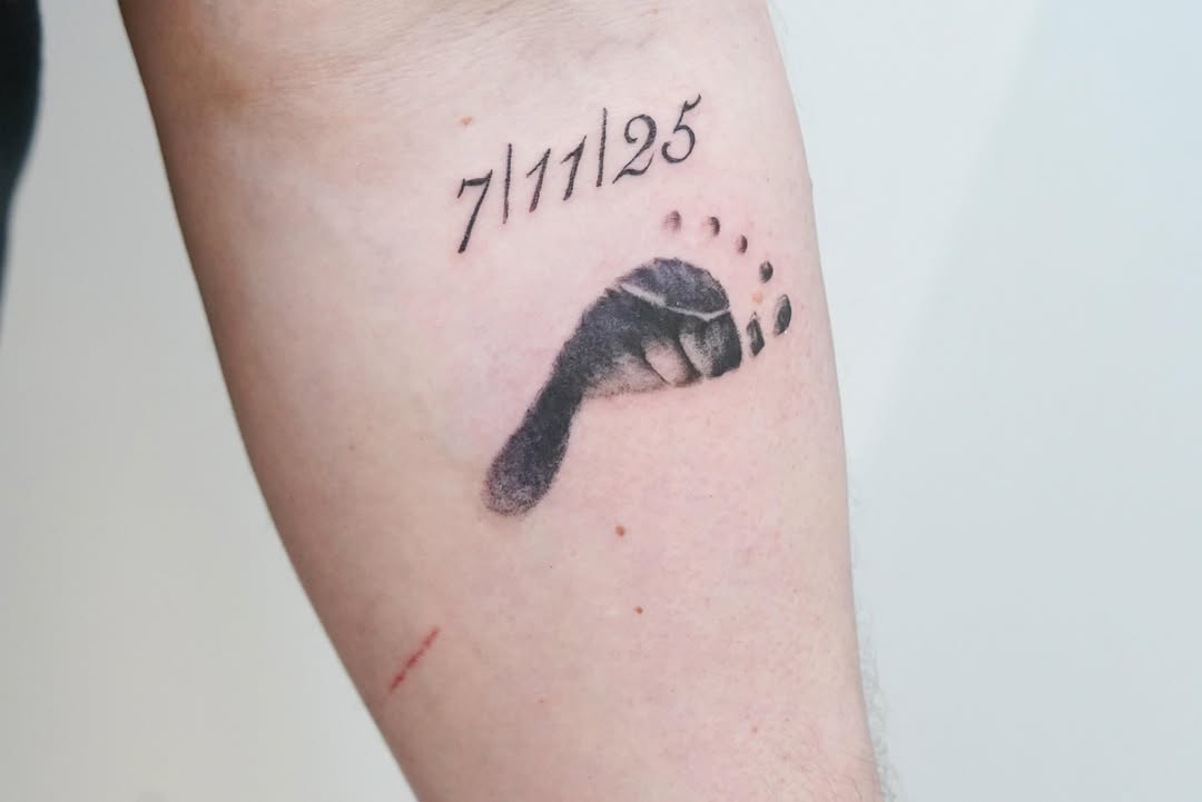Tattoo by @skylito_creations — dotwork