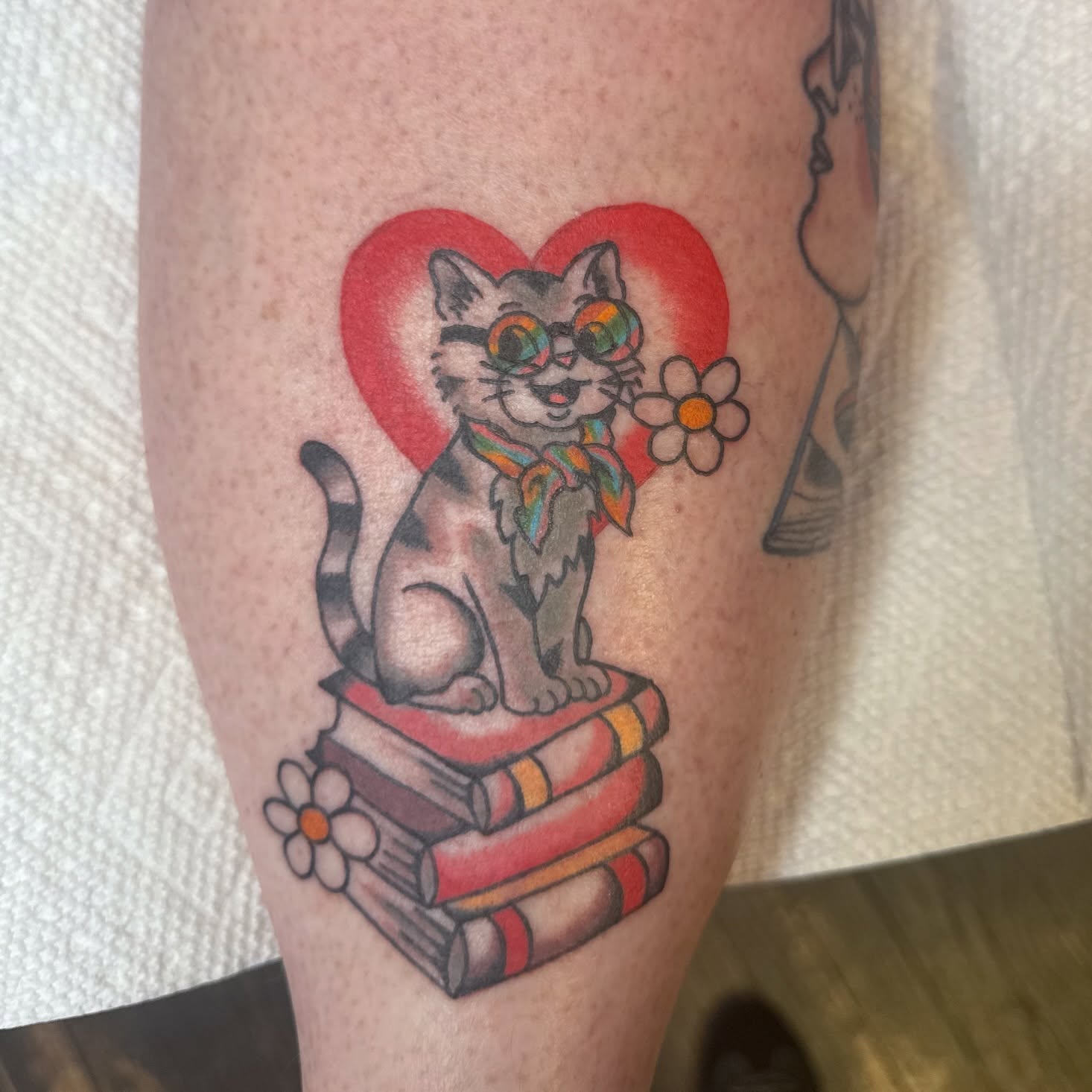 Tattoo by @areubeewhy — new_school, illustrative