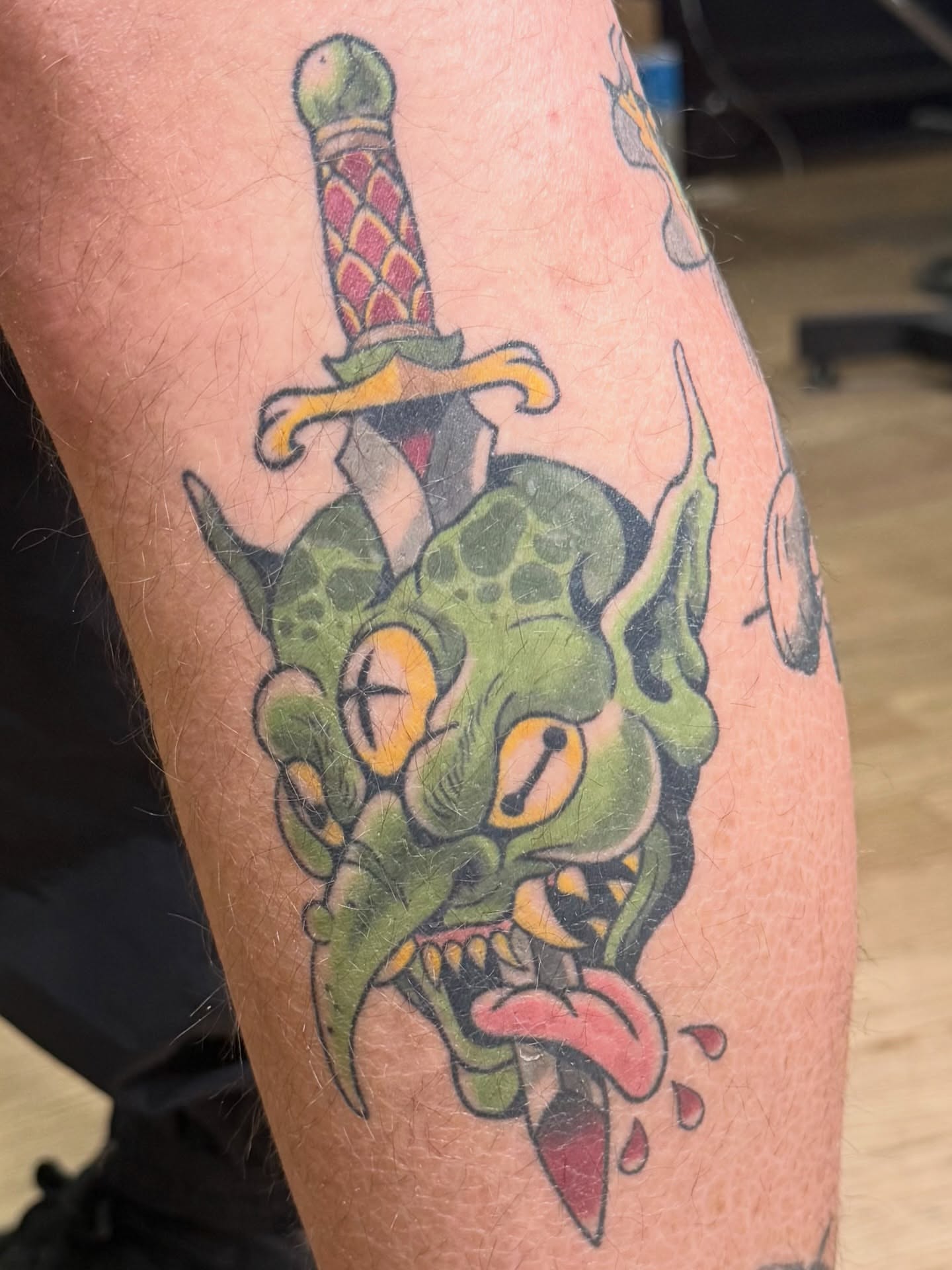 Tattoo by @_lazy.bones_ — american_traditional