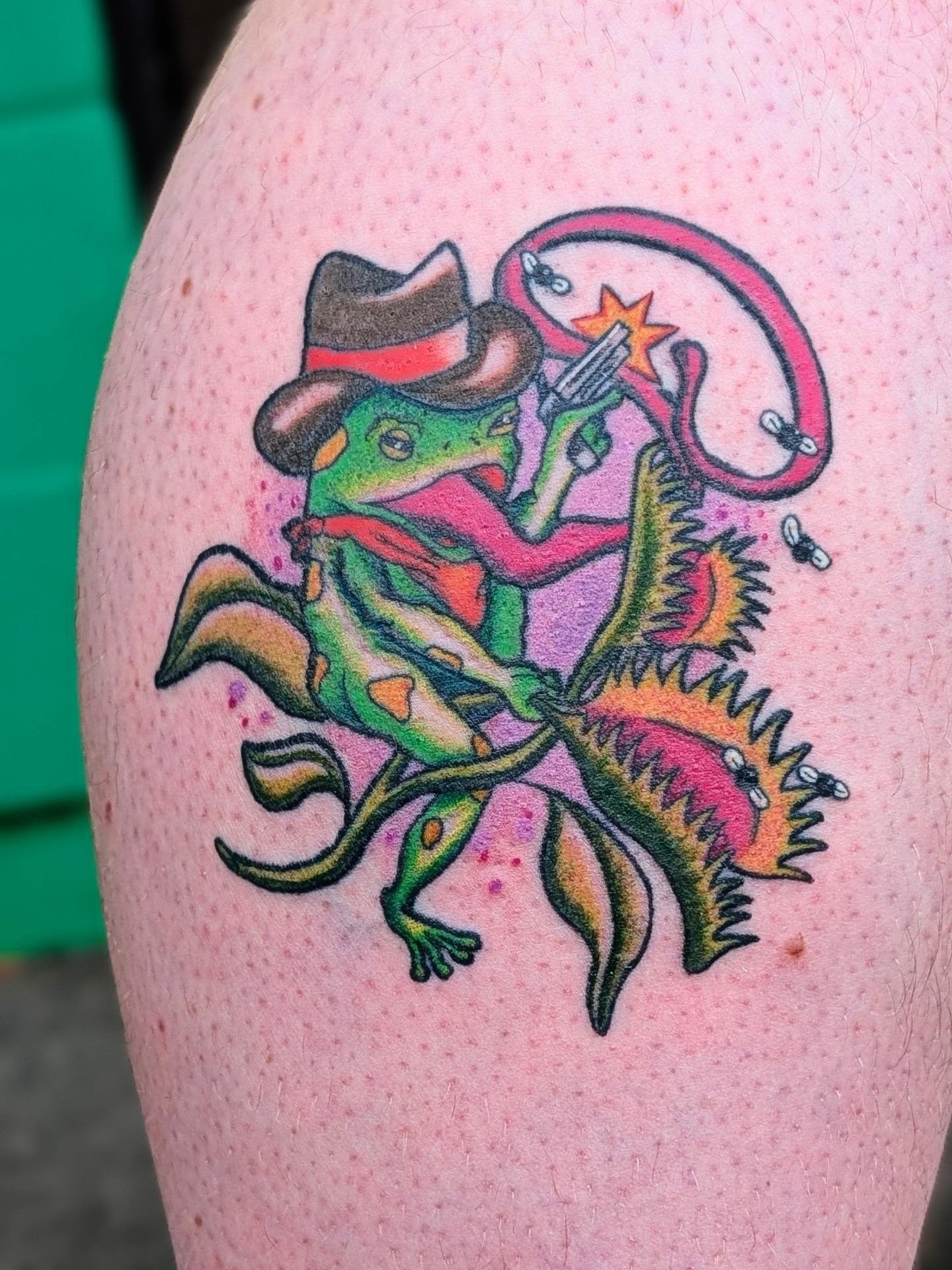 Tattoo by @_punkroctopus — american_traditional, new_school