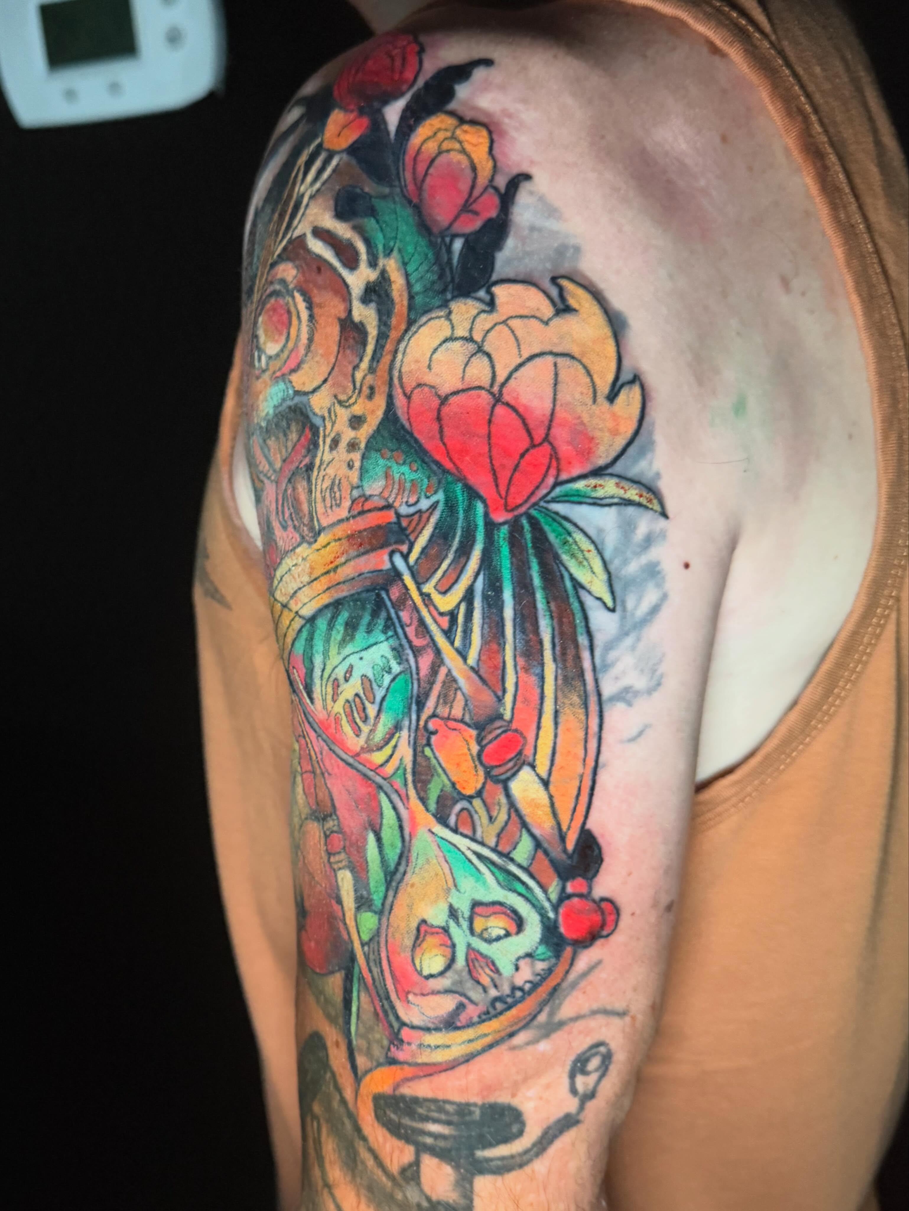 Tattoo by @xjgtattoosx — new_school, watercolor