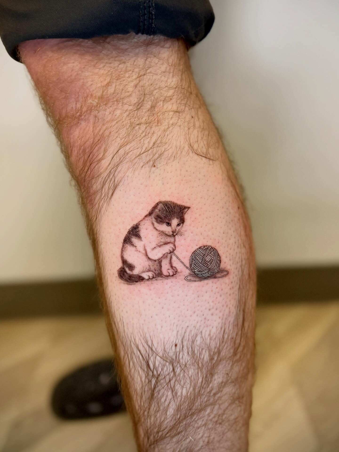 Tattoo by @catgirltattoo — realism