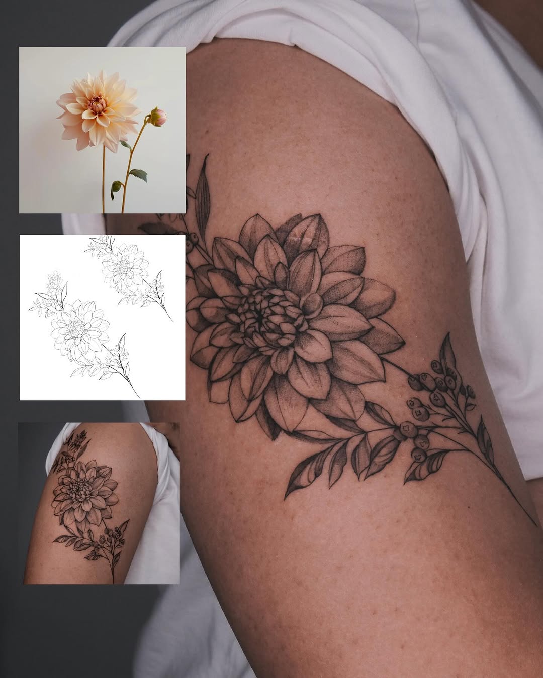 Tattoo by @ezzeink — fine_line, black_and_grey