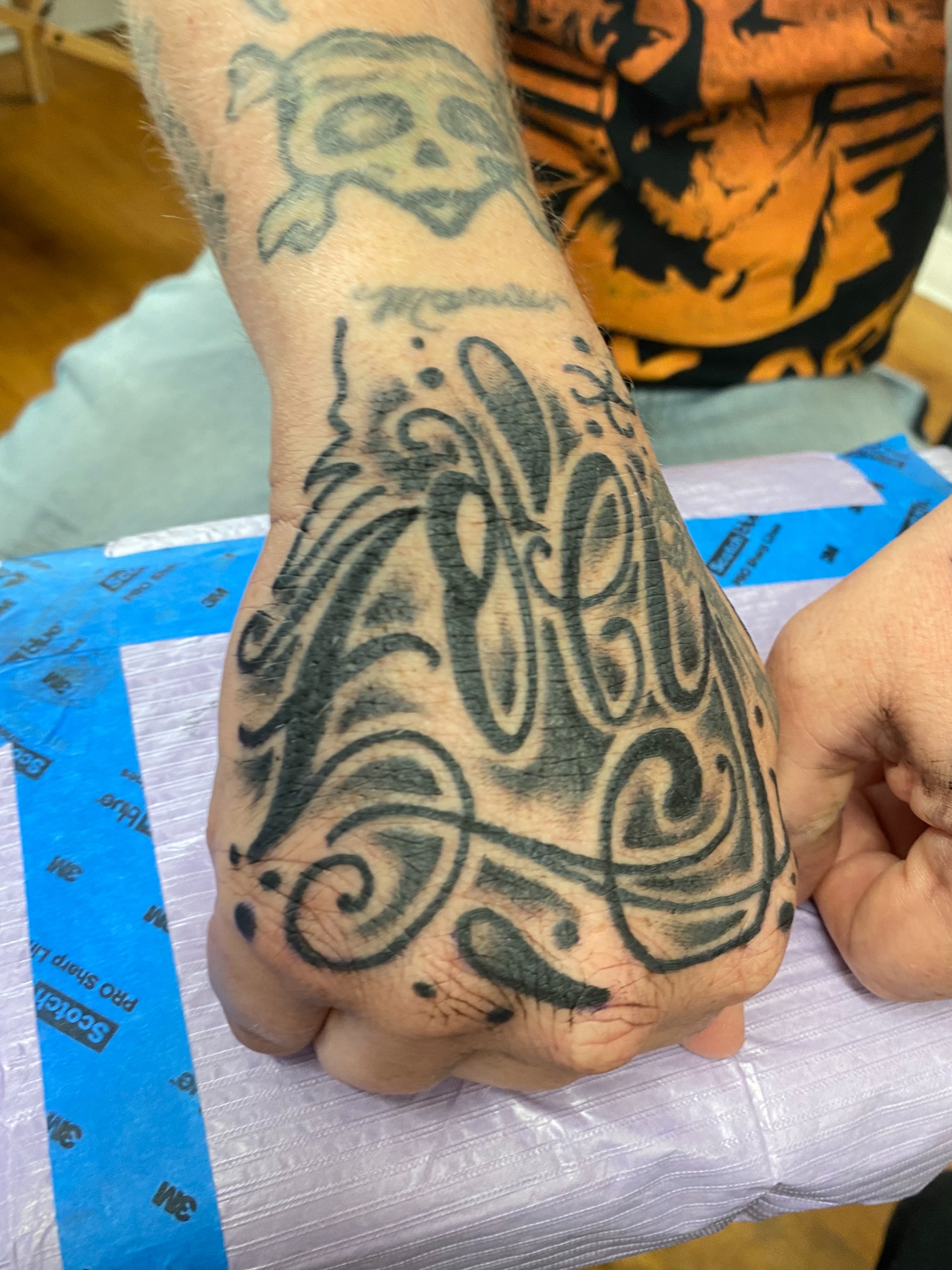 Tattoo by @brucevtattoo — lettering_script