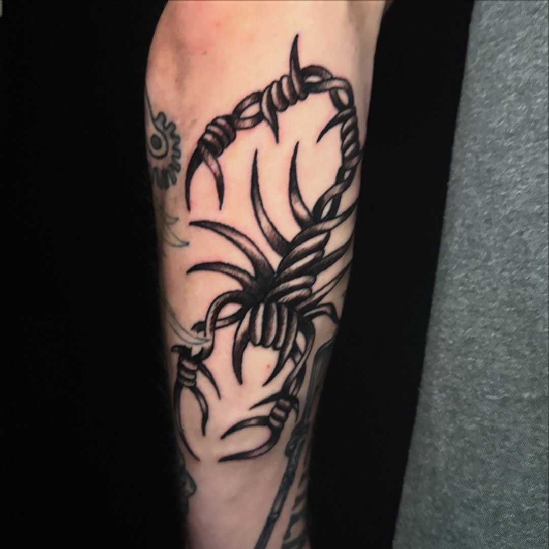 Tattoo by @mattbrookstattoo — black_and_grey