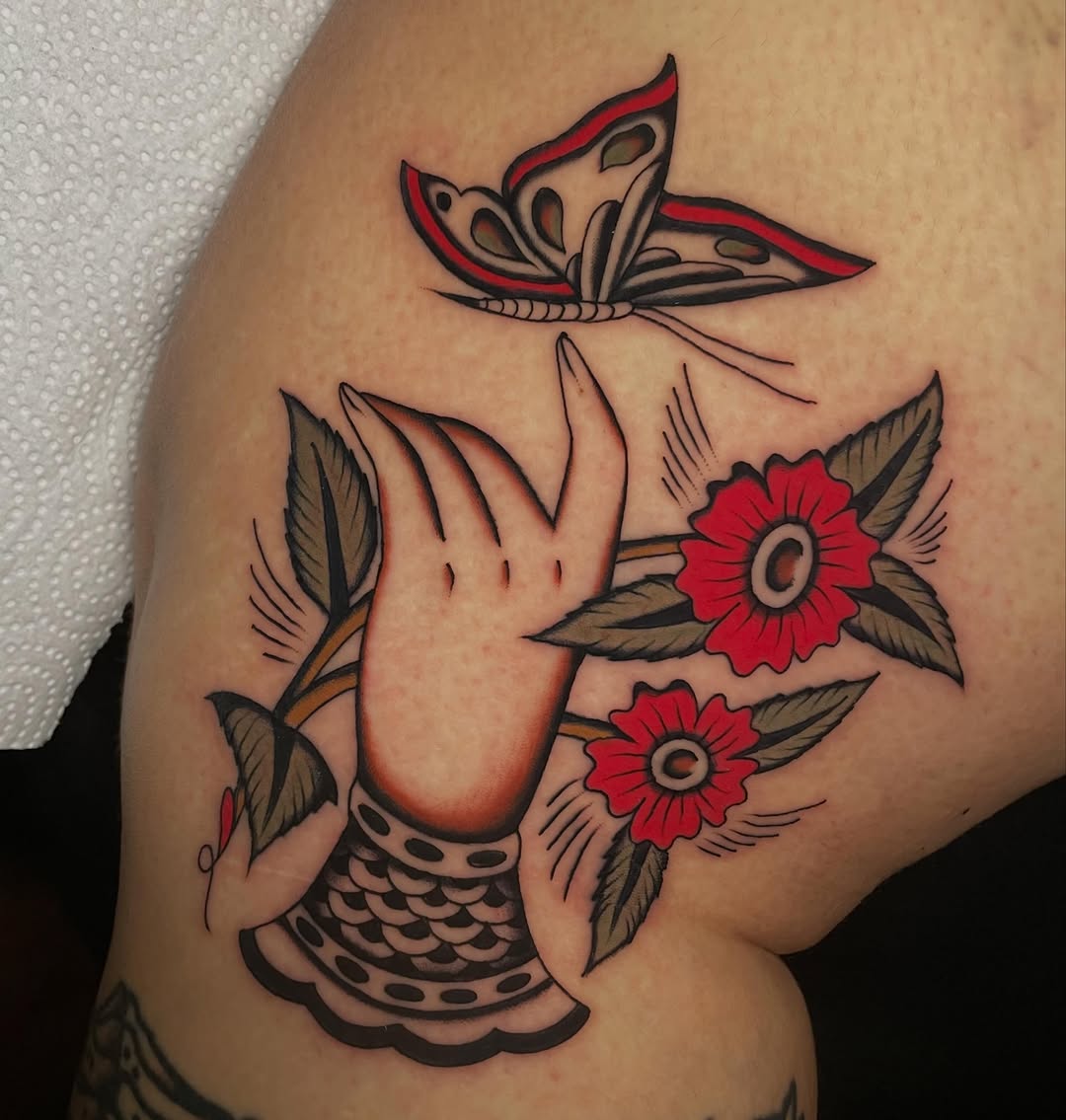 Tattoo by @nobletattoo — american_traditional