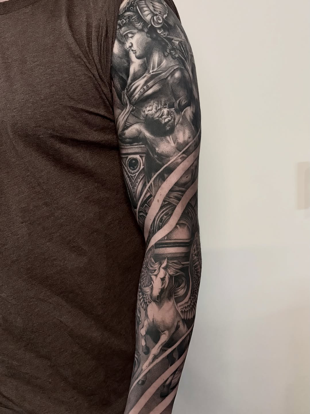 Tattoo by @aannamosity — realism, black_and_grey
