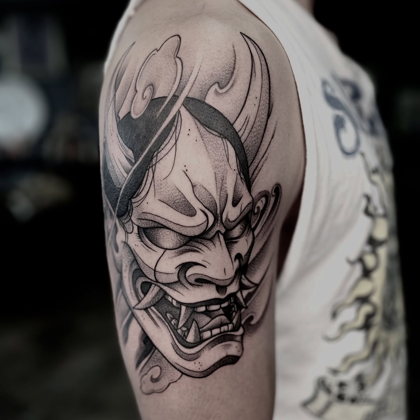 Tattoo by @sillylittleduck — black_and_grey