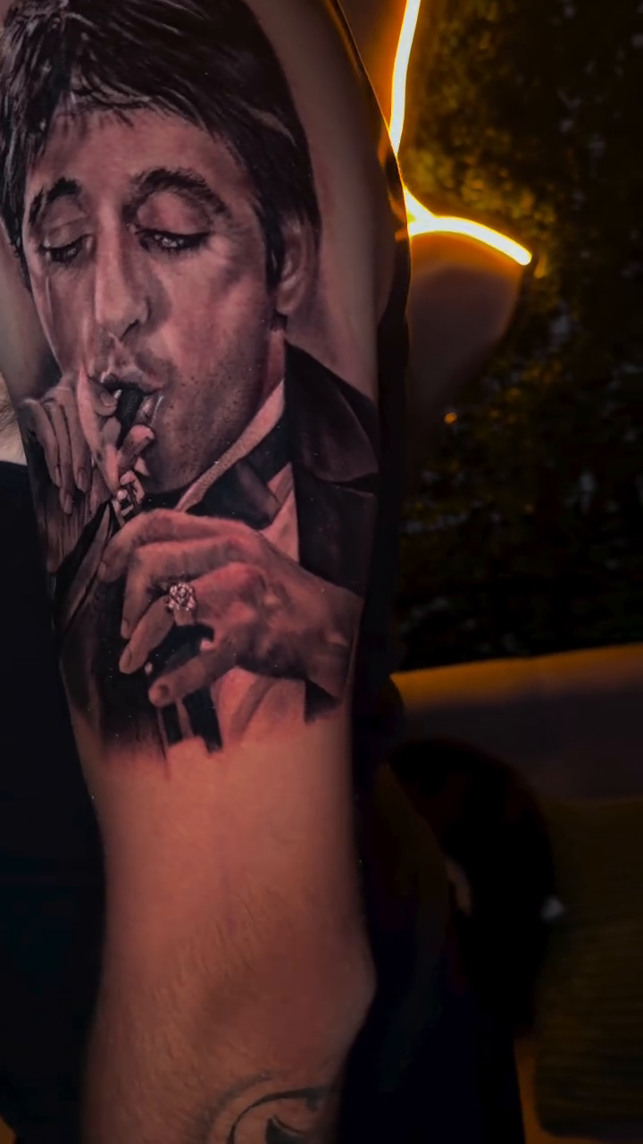 Tattoo by @jorgerosales_tattoos — realism, black_and_grey