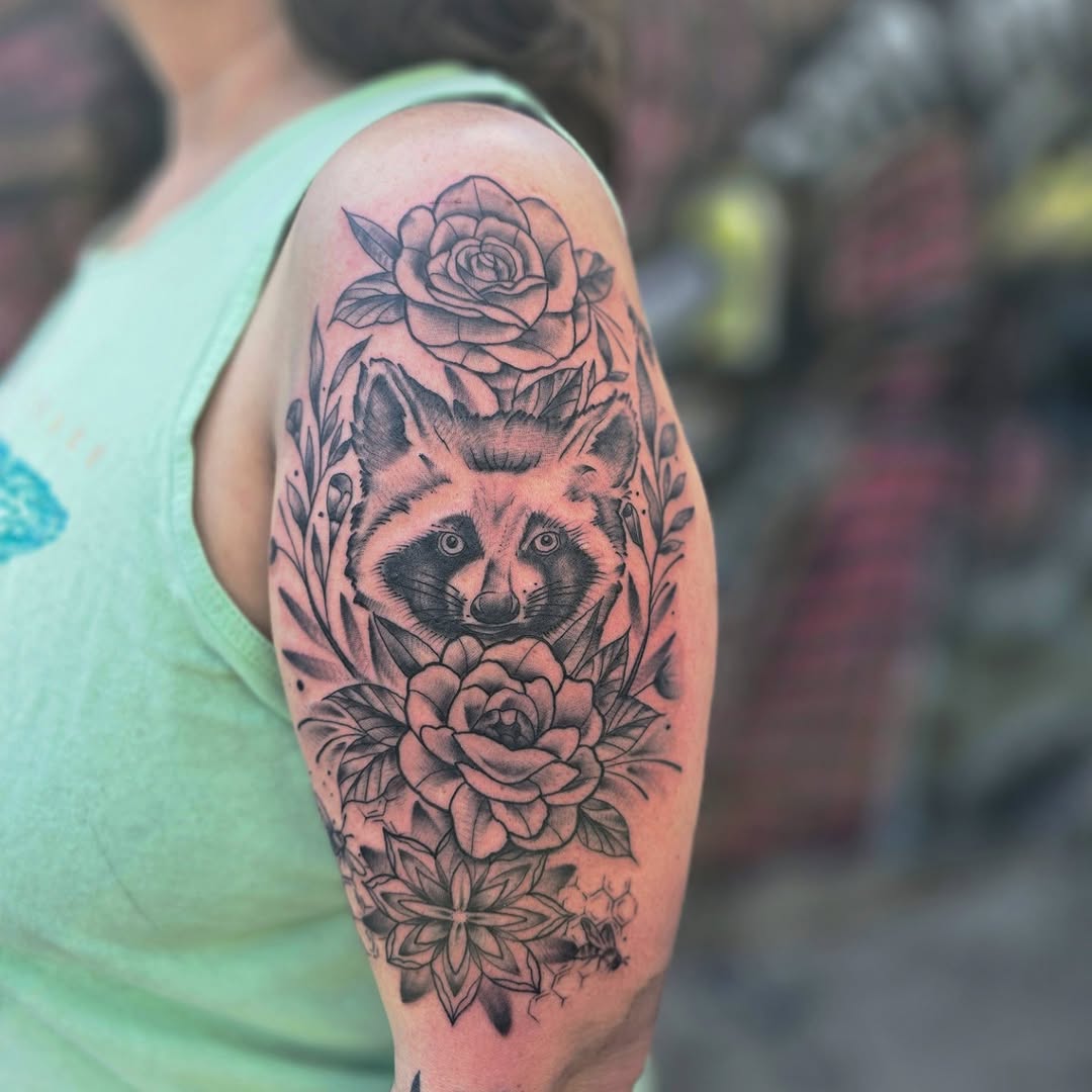 Tattoo by @jongriffintat2 — black_and_grey, realism