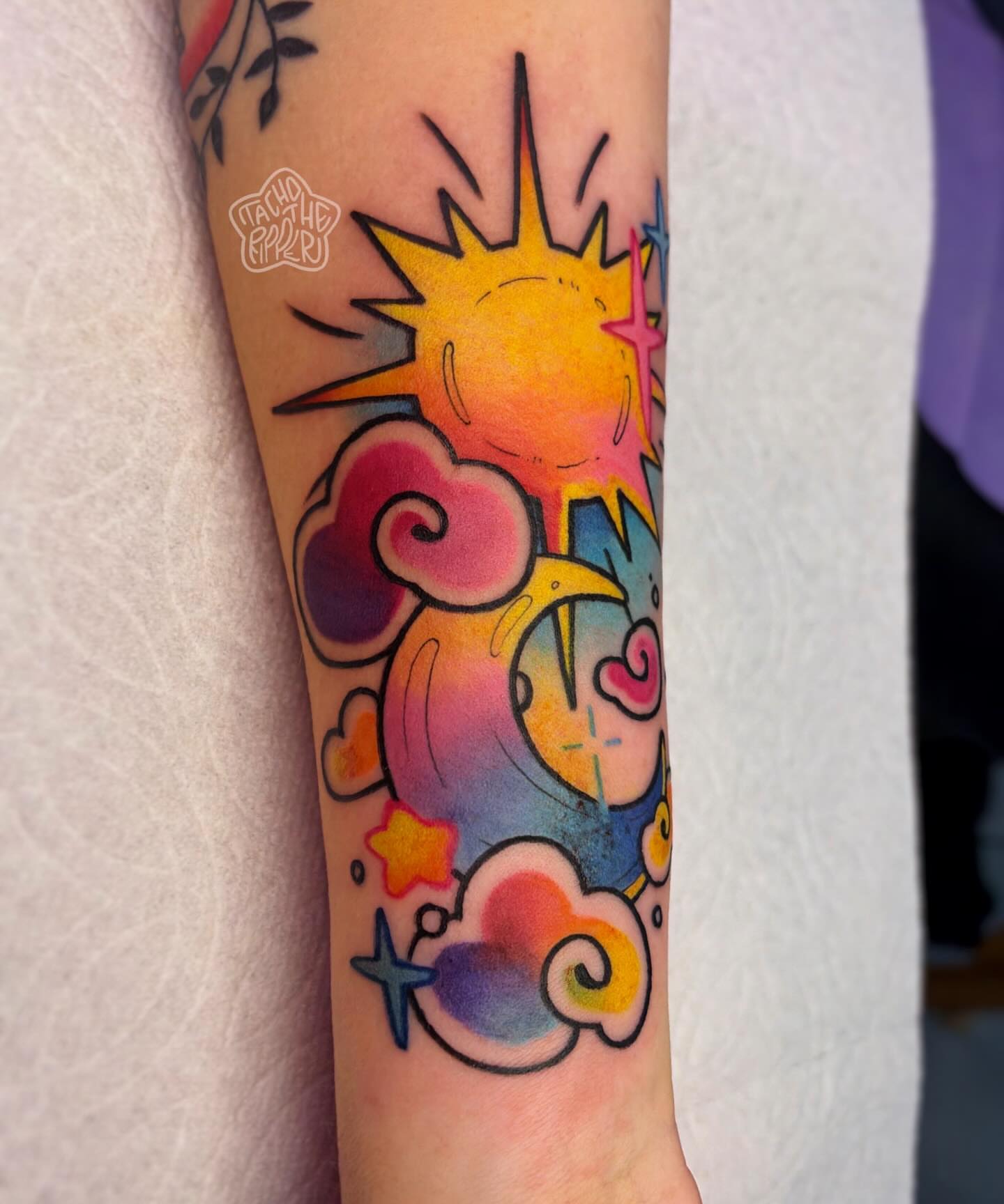 Tattoo by @tachotheripper — new_school, illustrative