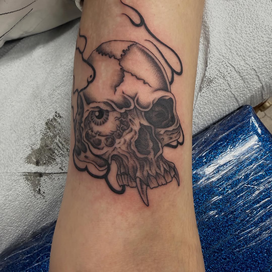 Tattoo by @valadeztattoo — black_and_grey, realism