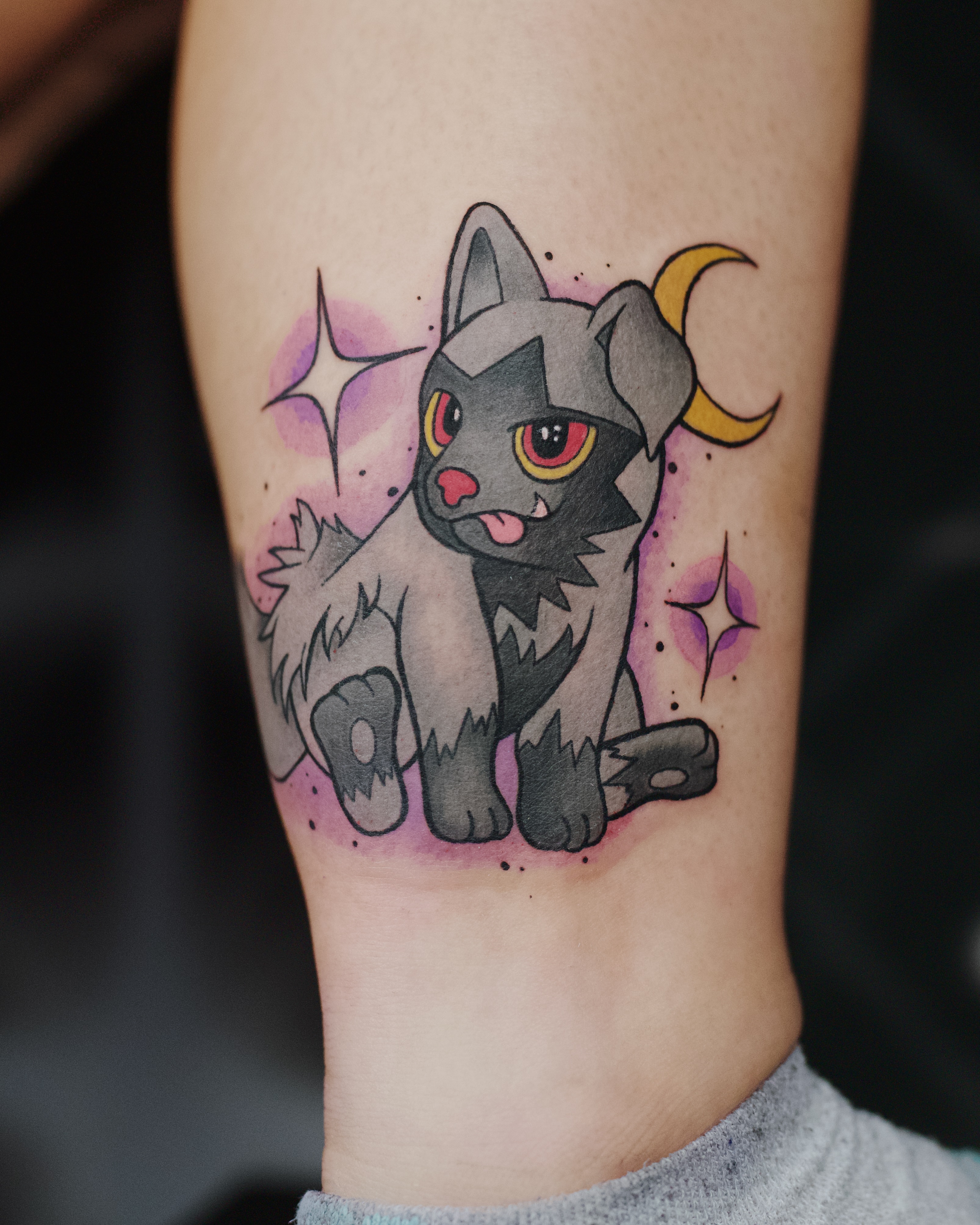 Tattoo by @umbra.inks — anime