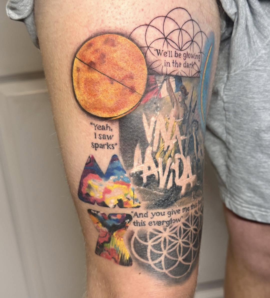 Tattoo by @beccasuetattoo — geometric, illustrative