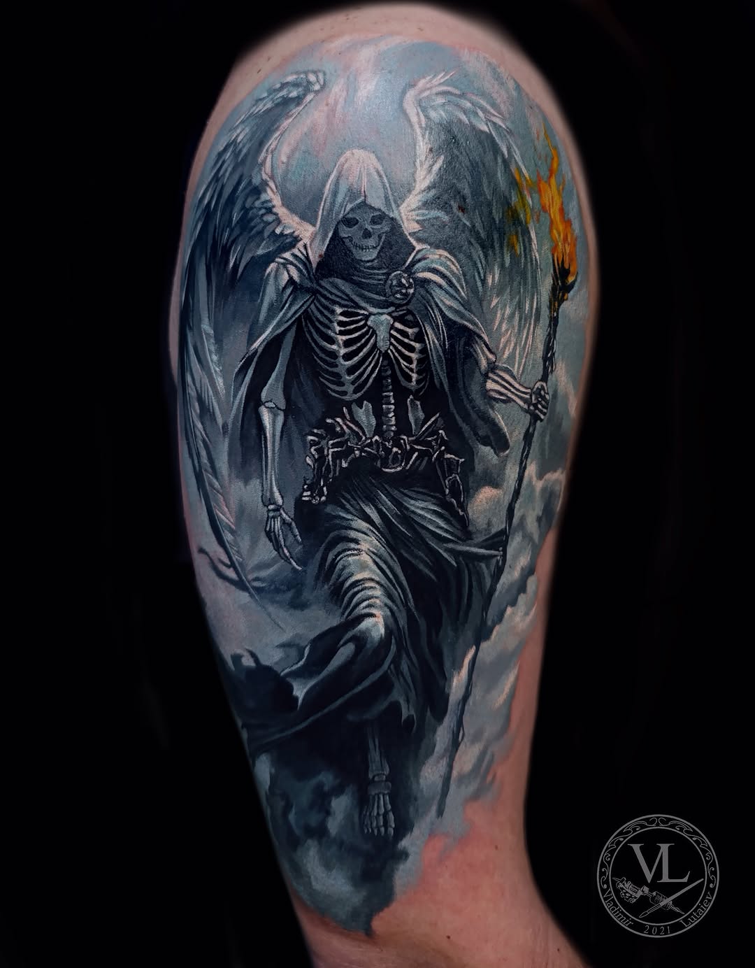 Tattoo by @vladimirlutaev — realism, dark_realism