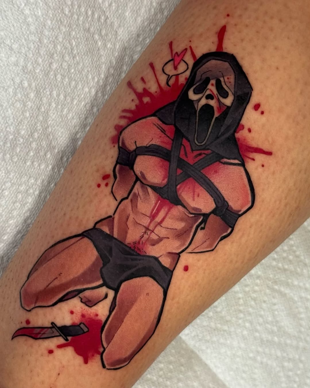 Tattoo by @clwnslvt β new_school, dark_realism