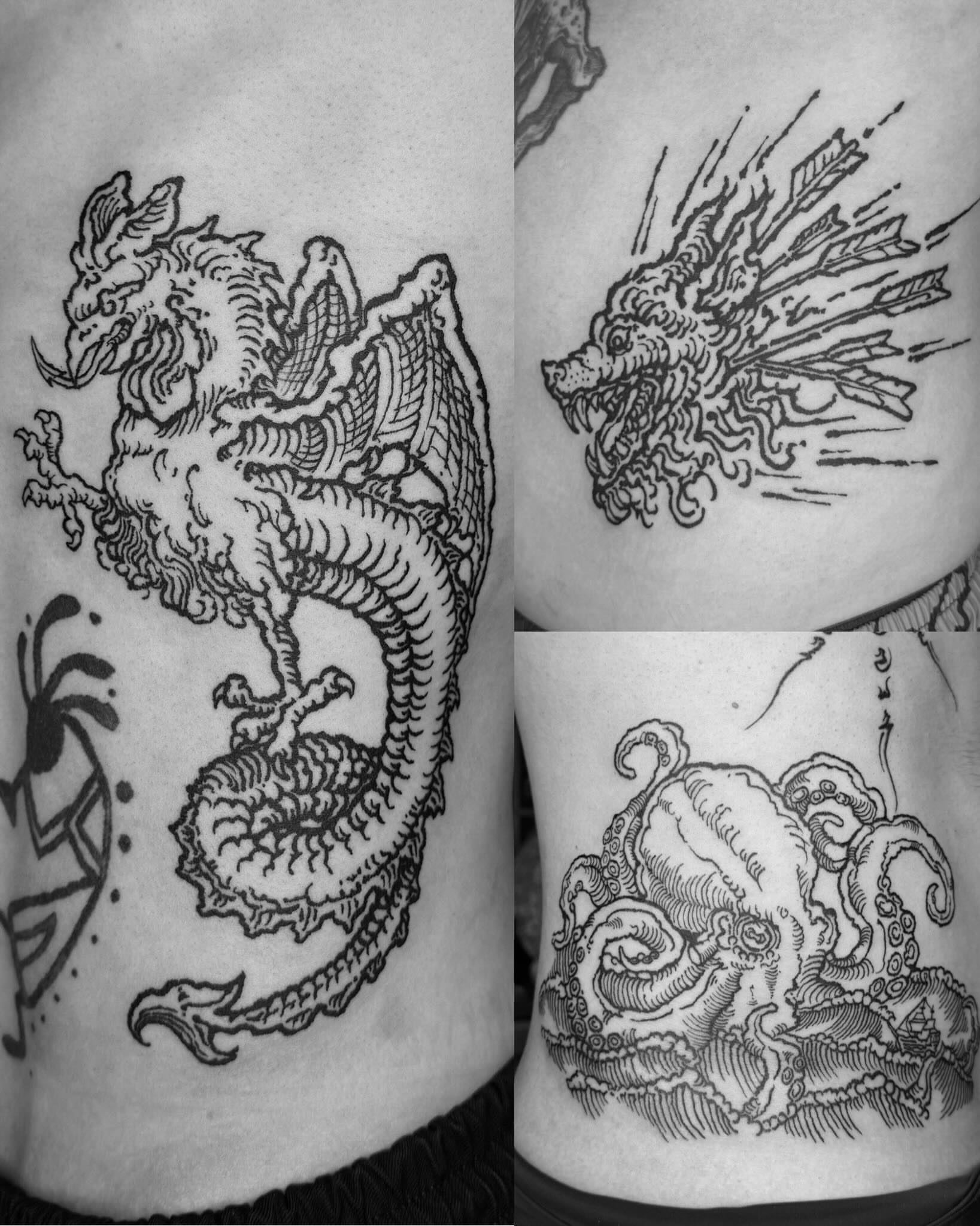 Tattoo by @tt_babaco — black_and_grey