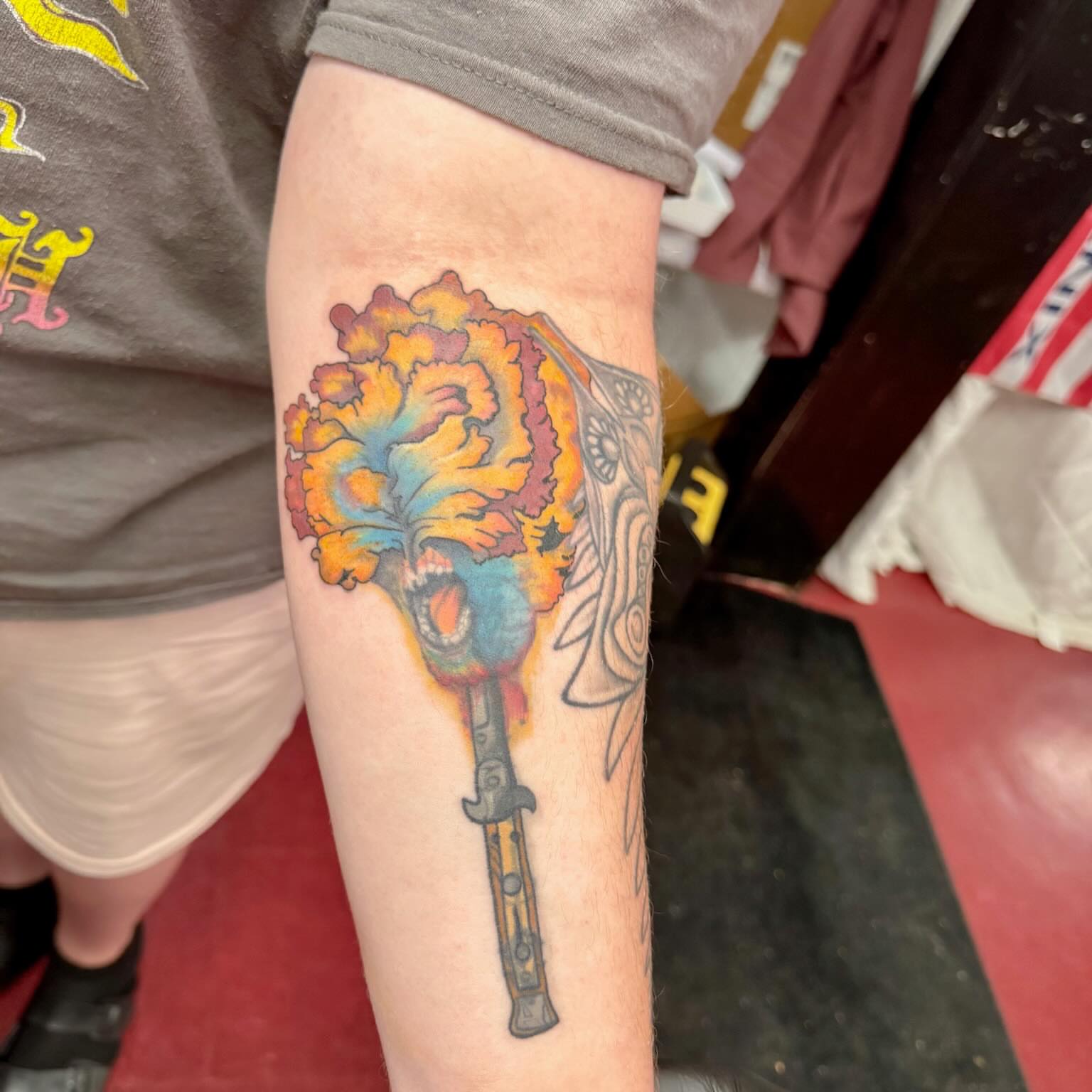 Tattoo by @inkedxlarissa — neo_traditional, dotwork