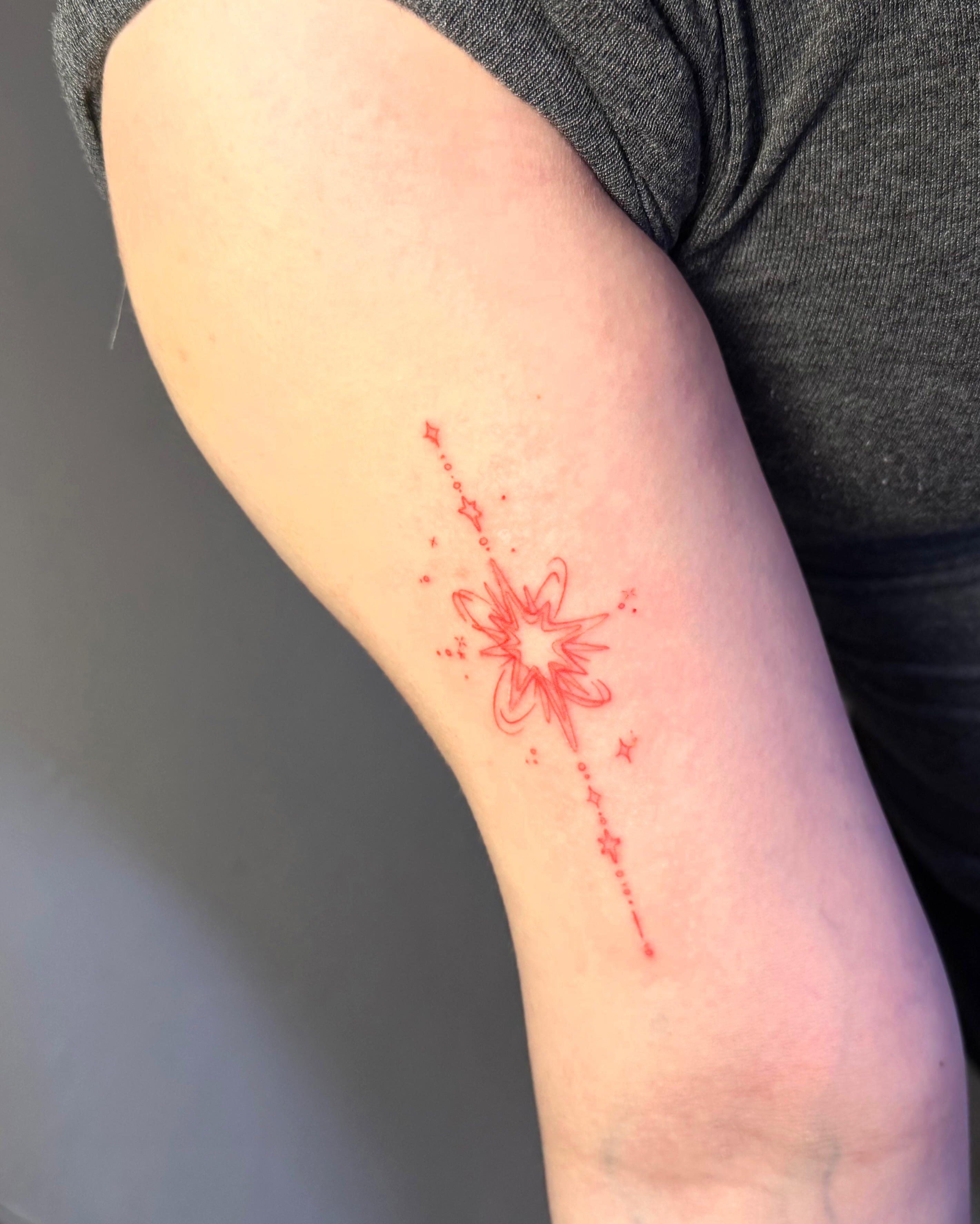 Tattoo by @nagool_tattoo — dotwork