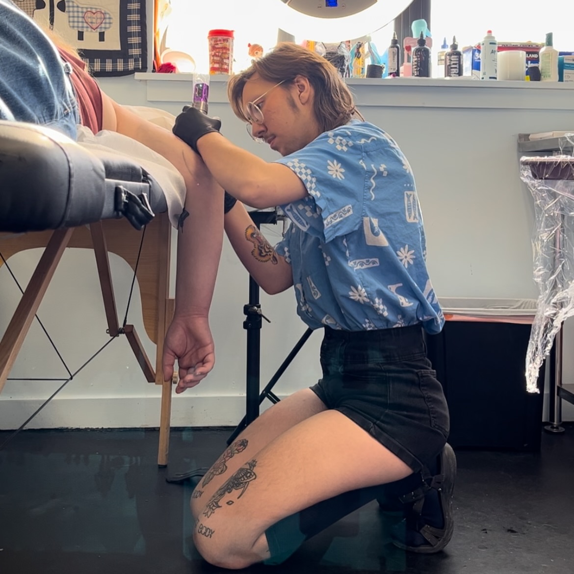Tattoo by @inkneous — black_and_grey