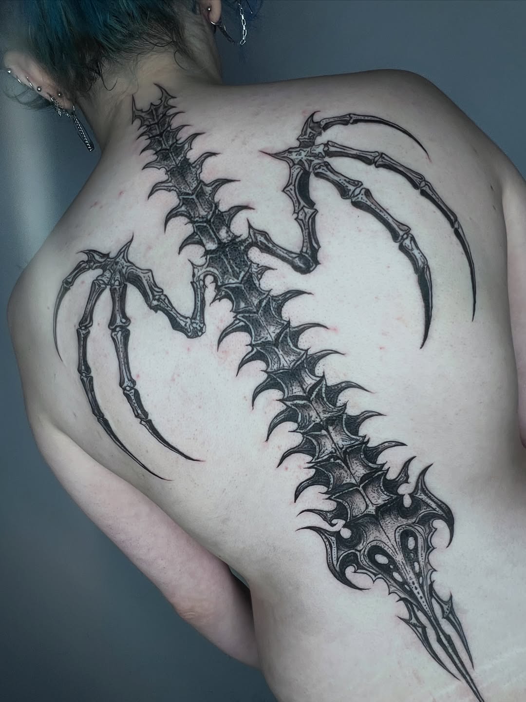 Tattoo by A V A N T N O I Я • blackwork tattoo • NYC, New York, NY