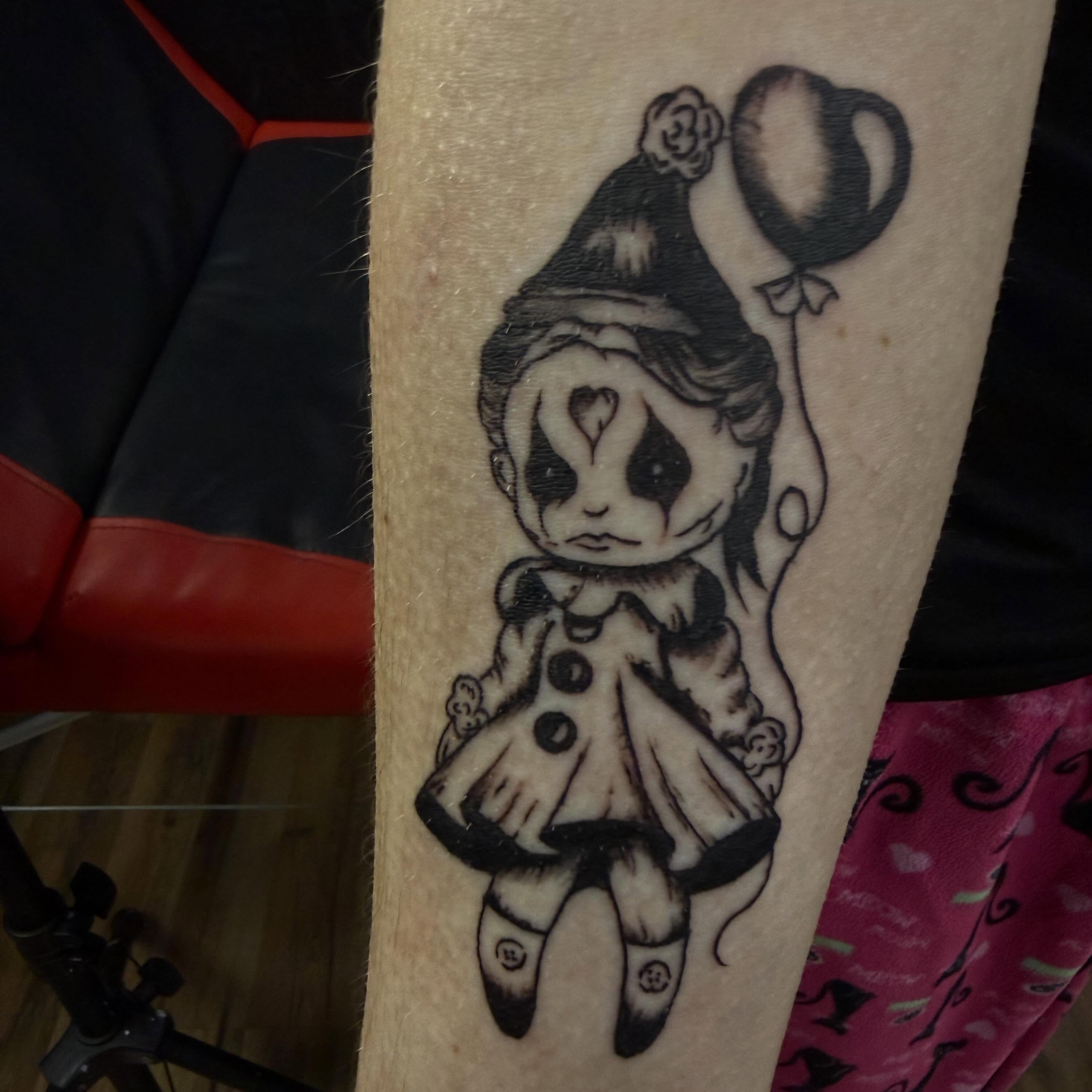Tattoo by @loui_lays_ink — black_and_grey