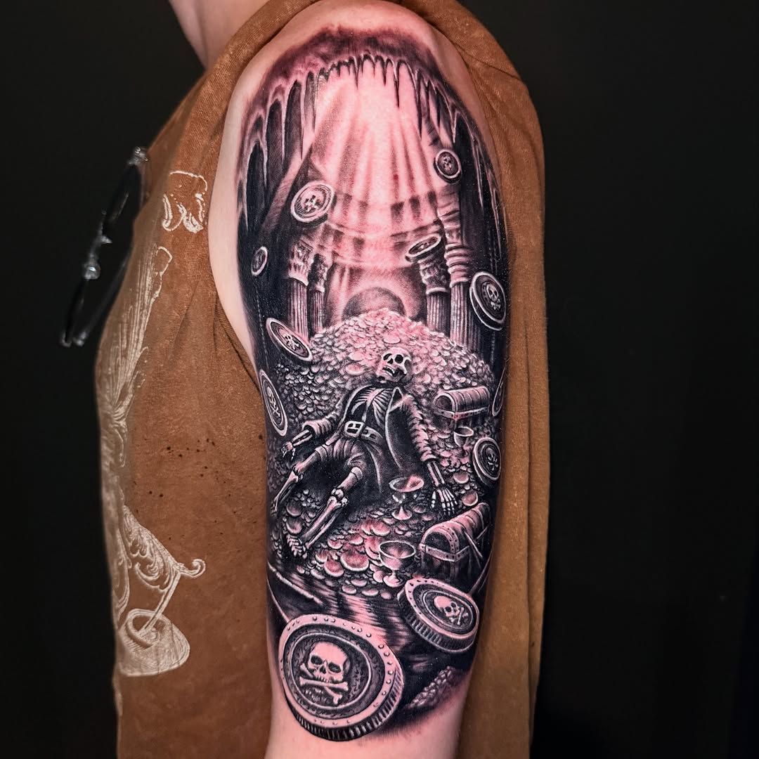 Tattoo by @tattoosbyzack β realism, black_and_grey