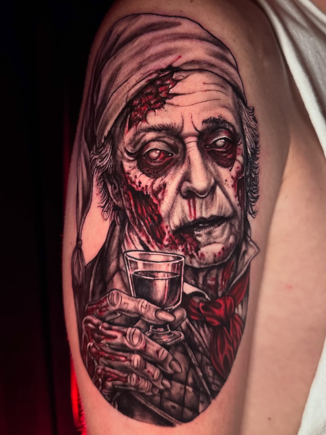Tattoo by @sideshow_danny — realism, dark_realism