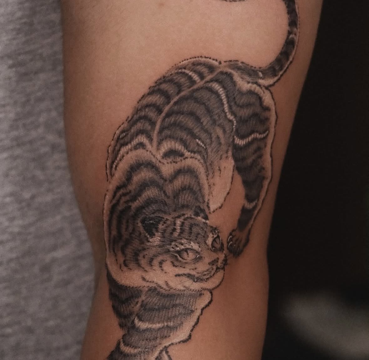 Tattoo by @ray_thefox — black_and_grey, realism