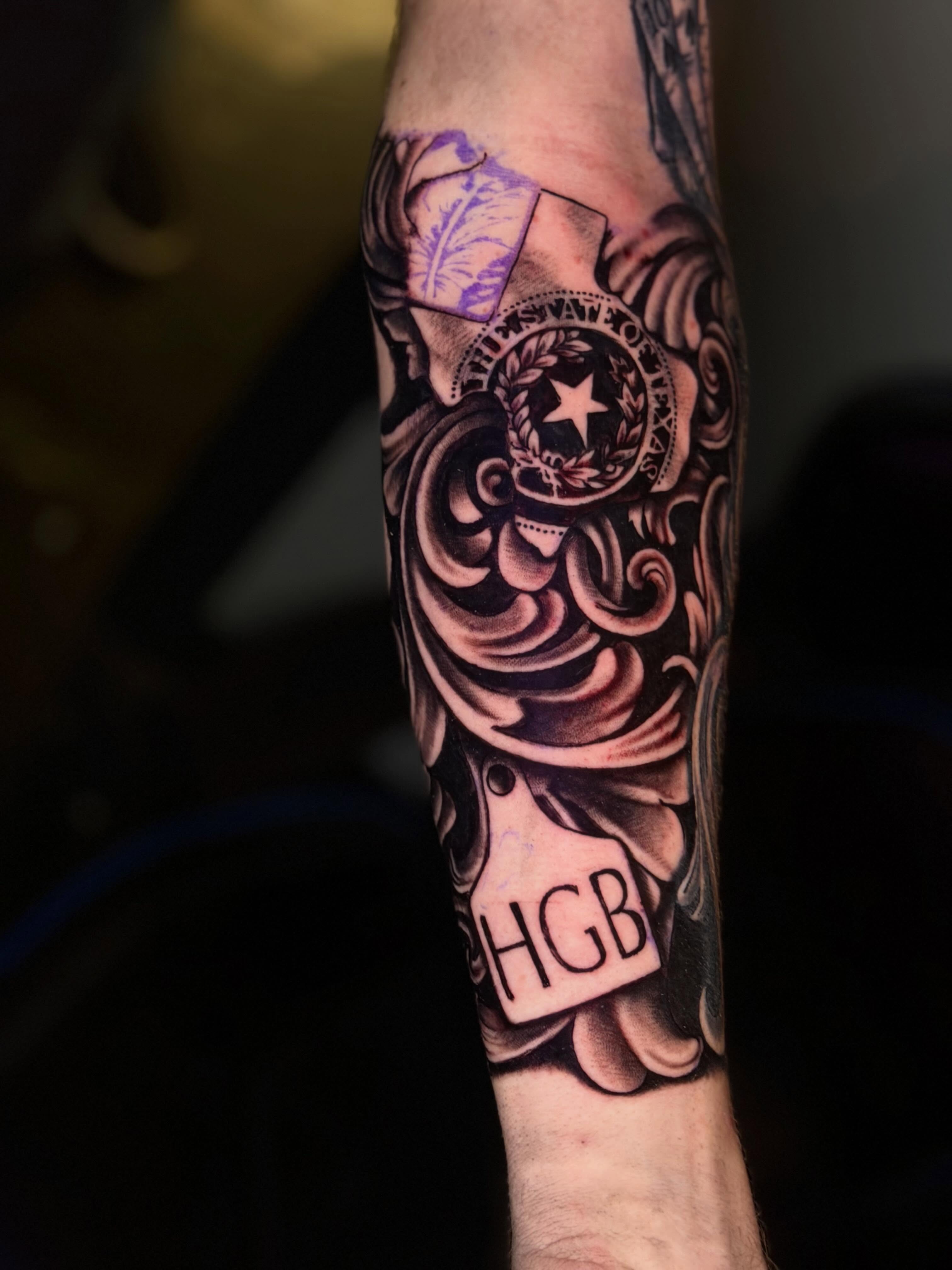 Tattoo by @tattoosbybatch — black_and_grey