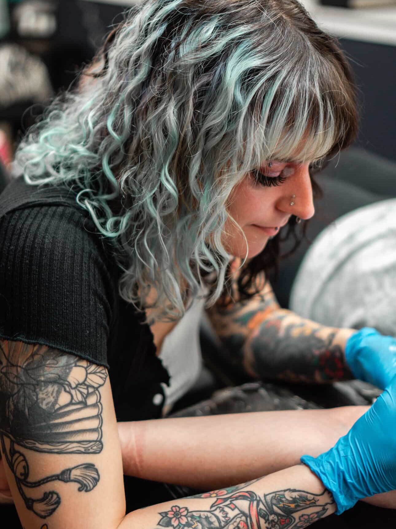 Tattoo by @haileyhermo — black_and_grey