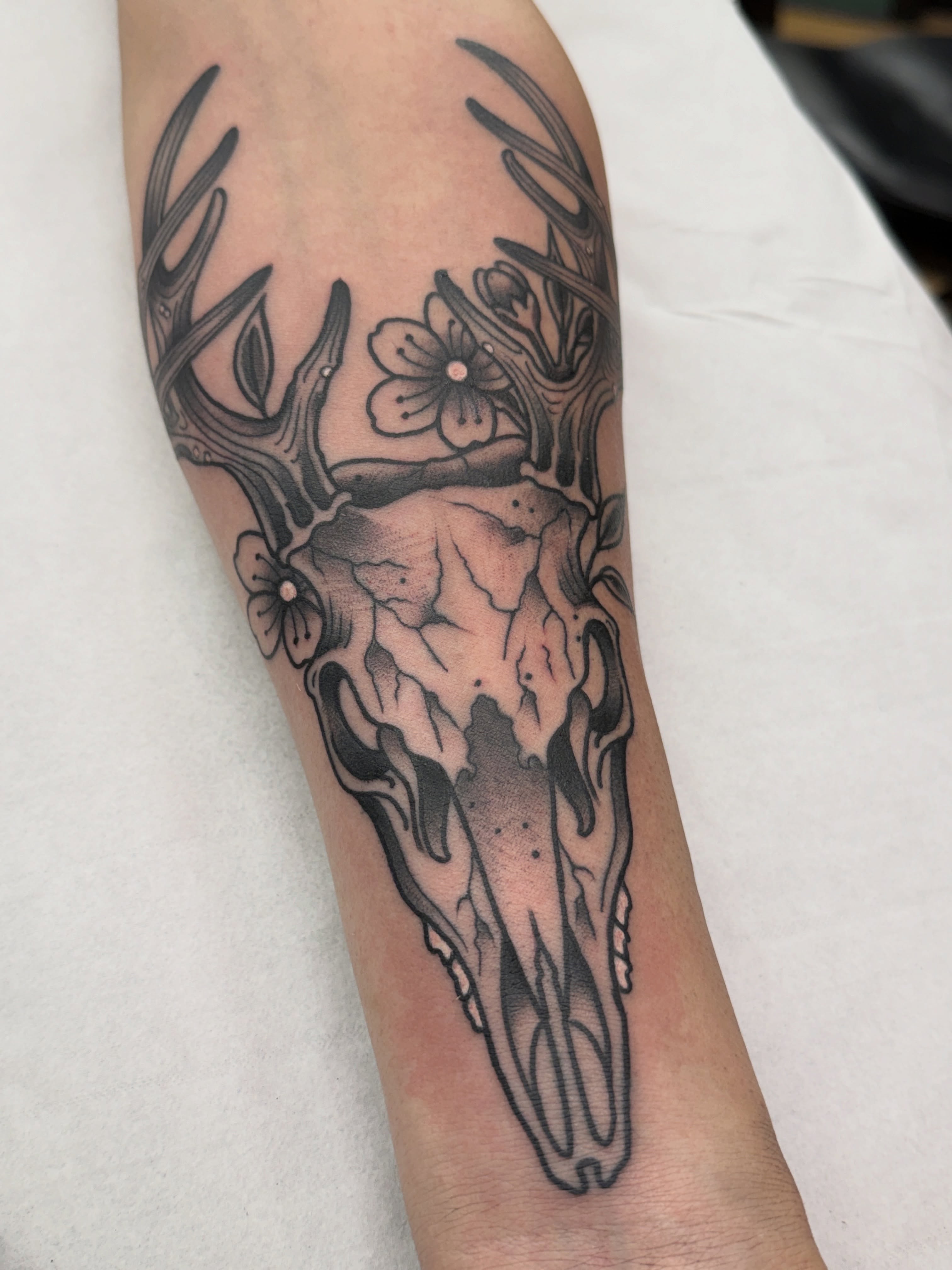 Tattoo by @franztattooist — black_and_grey, realism
