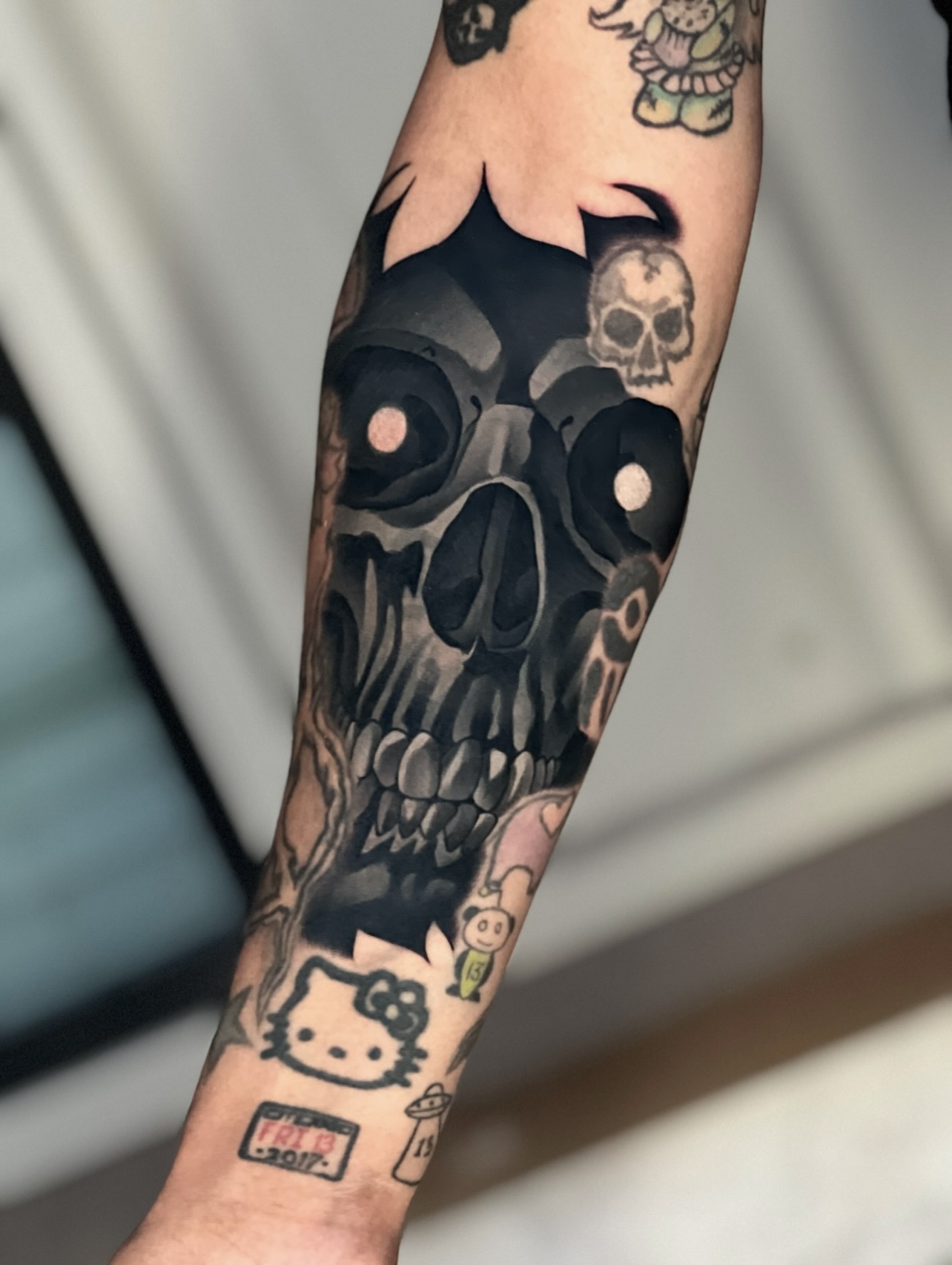Tattoo by @tyler_wrong97 — black_and_grey, realism