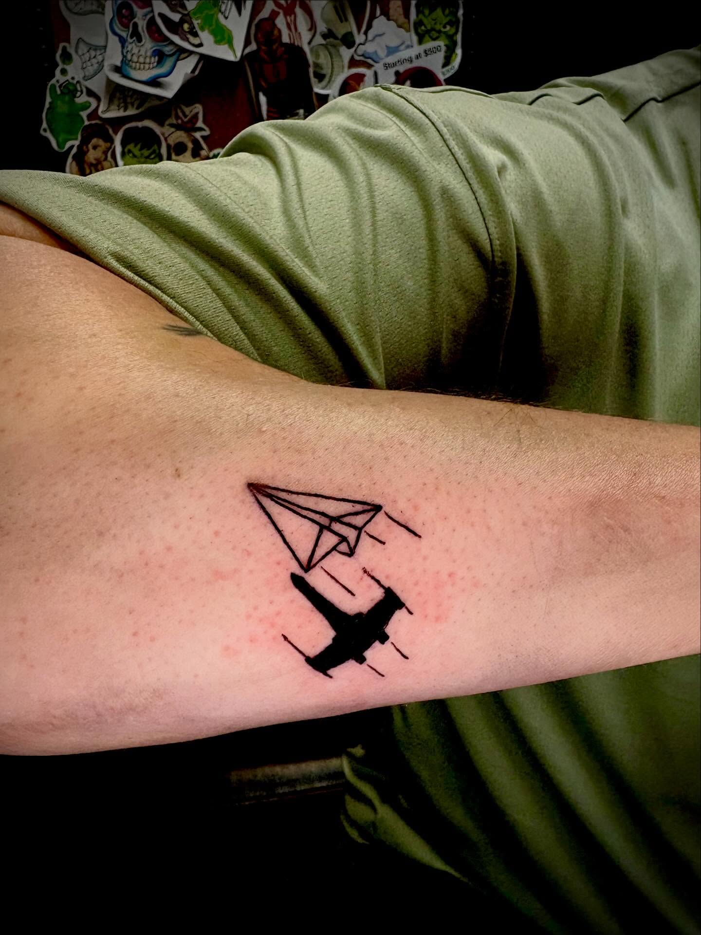 Tattoo by @inkcrediblenerd — geometric