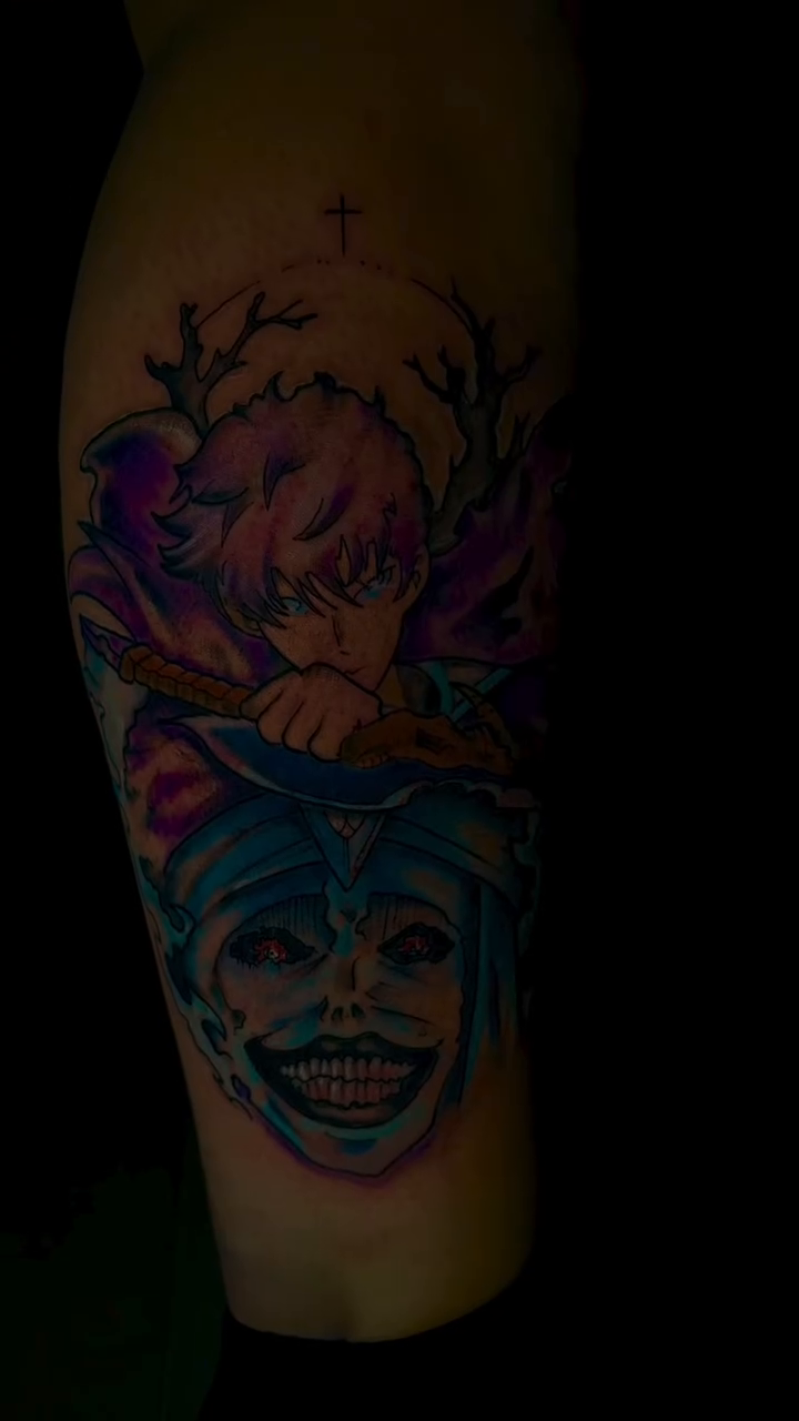Tattoo by @arrieta.damian_tattoo — anime, trash_polka