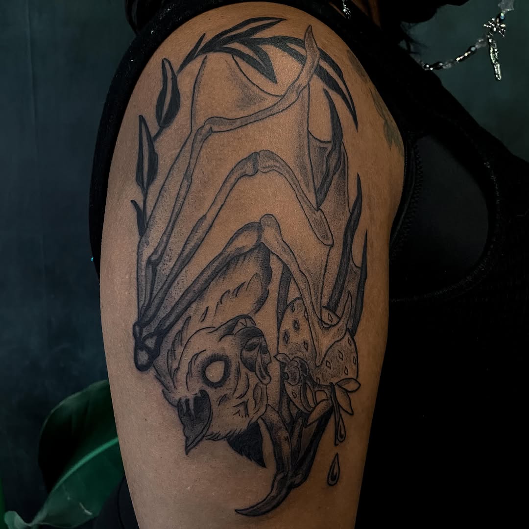 Tattoo by @gitta_mikk_tattoo — dark_realism, black_and_grey