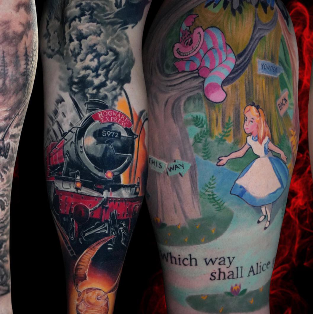 Tattoo by @mattallsman.tattoo — illustrative, realism