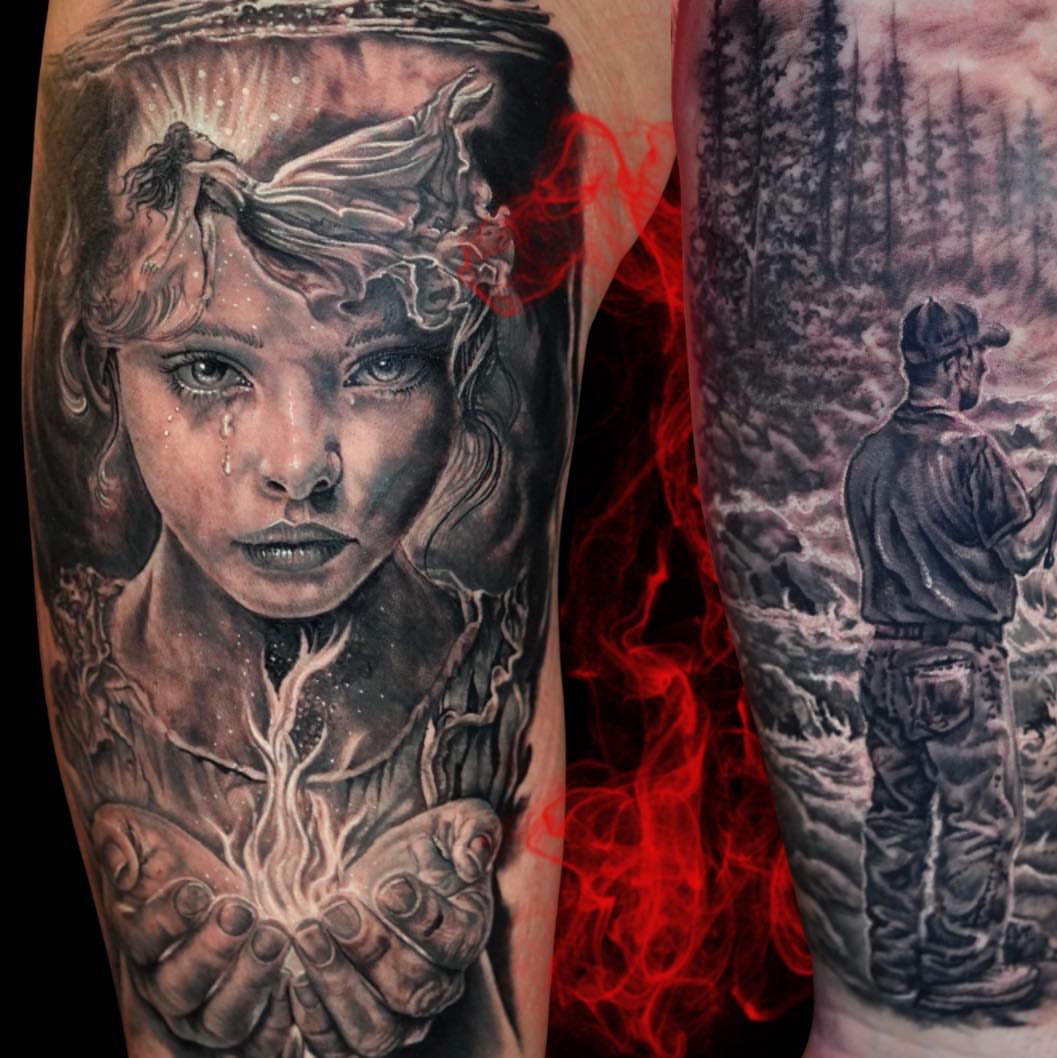 Tattoo by @mattallsman.tattoo — realism, dark_realism