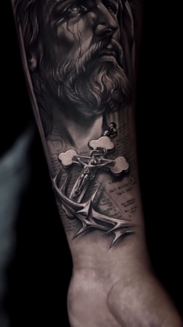Tattoo by @tattooyasmany2012 — realism, black_and_grey