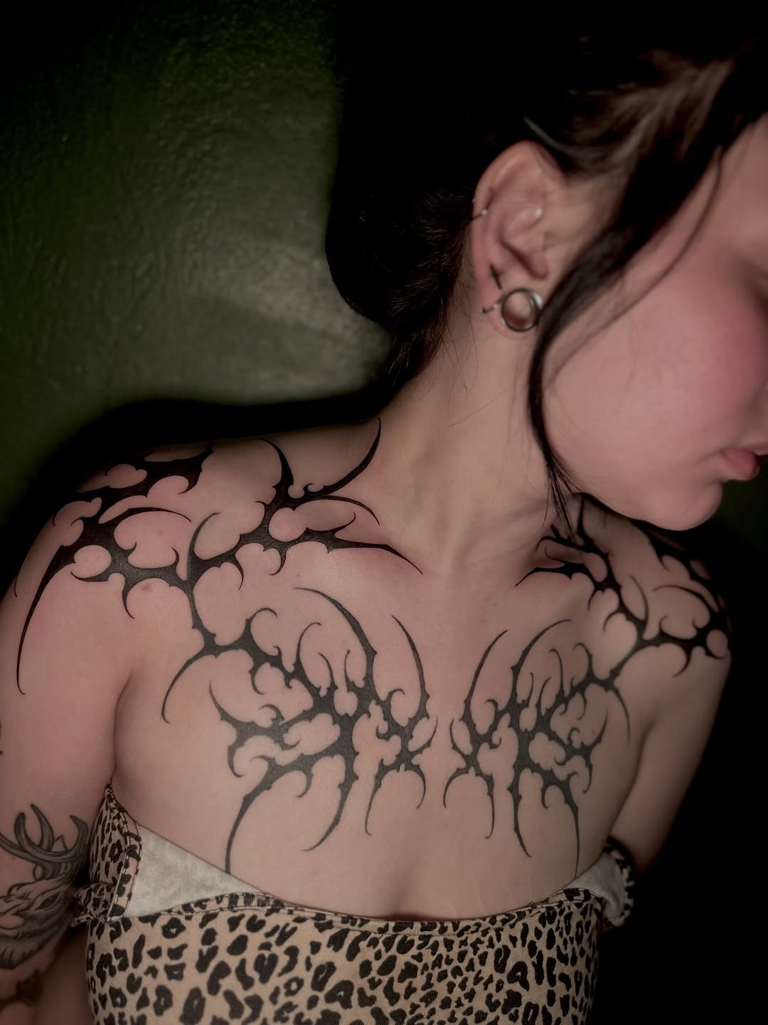 Tattoo by @ghost_art_tattoos — blackwork, tribal