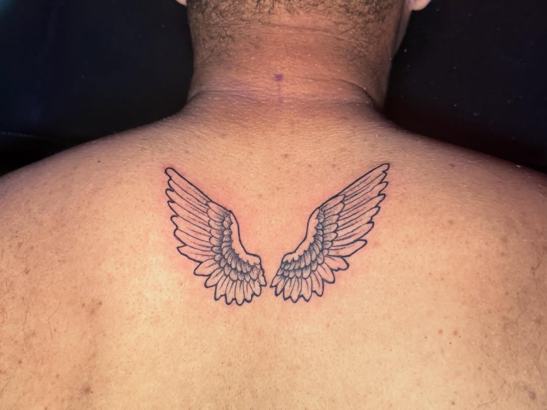 Tattoo by @_kelsoink โ black_and_grey