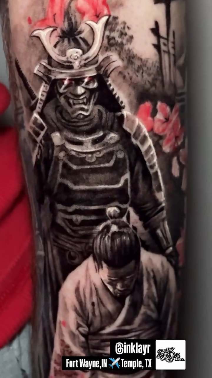 Tattoo by @inklayr β realism, black_and_grey