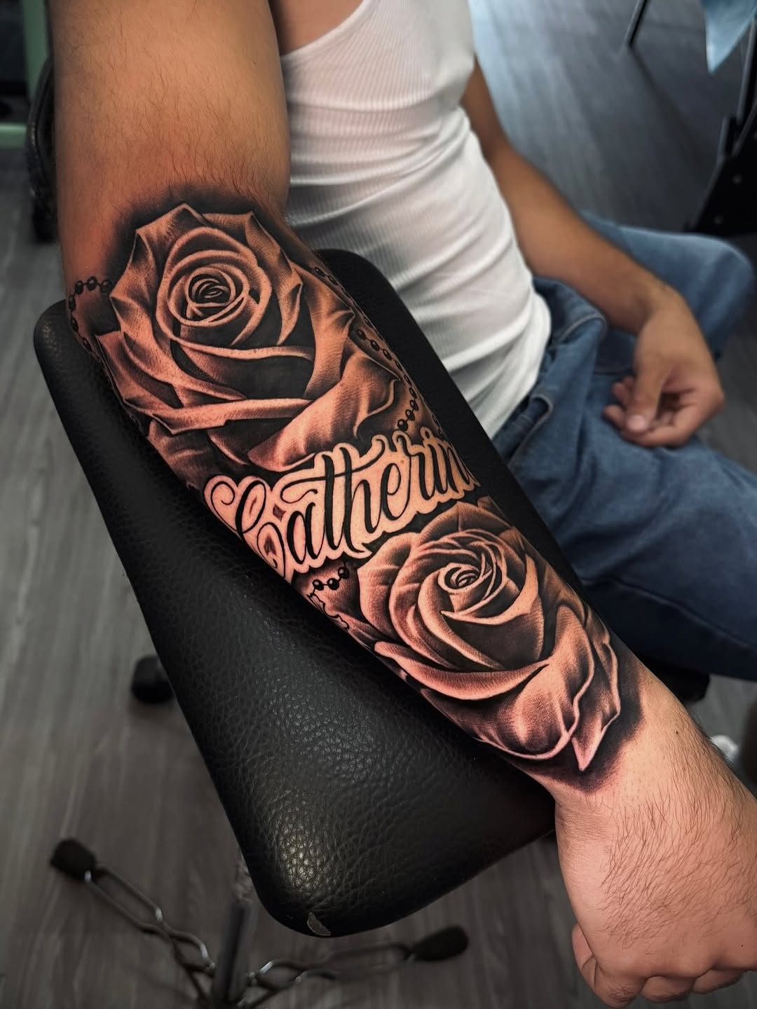 Tattoo by @aleks_tat2 — black_and_grey, realism