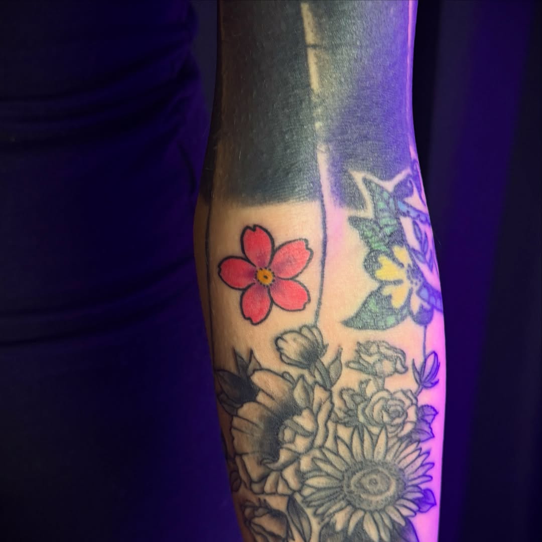 Tattoo by @uncle_dinky_art — american_traditional, dotwork