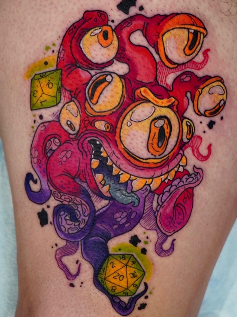 Tattoo by @kaliirisart — new_school, illustrative