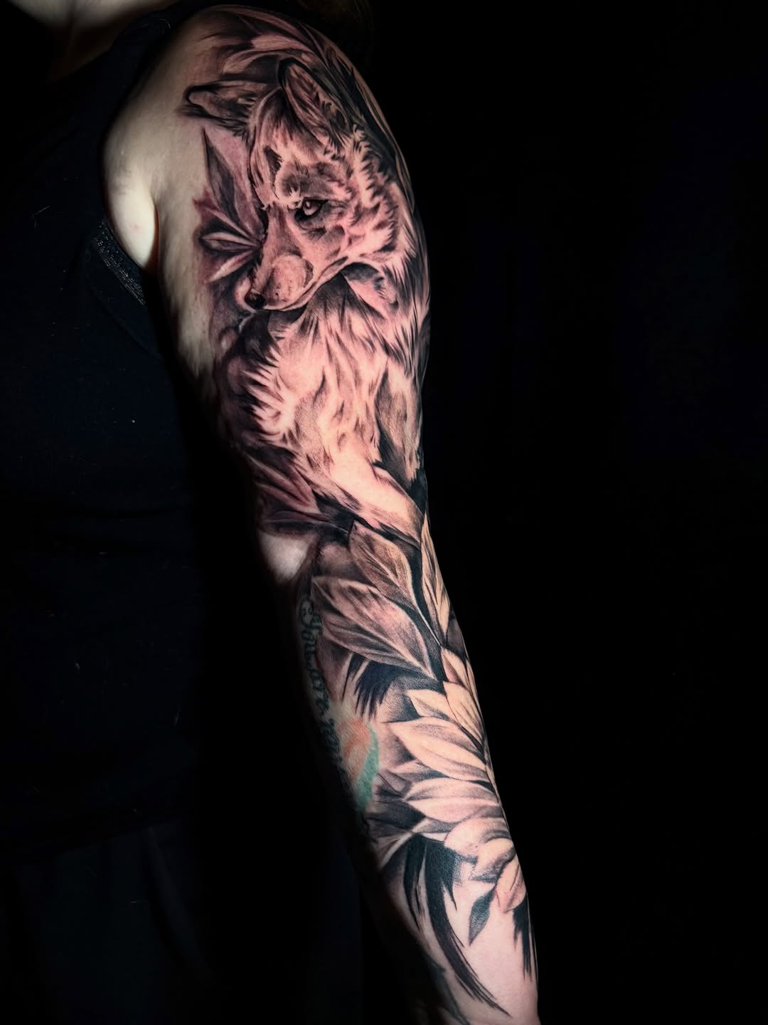Tattoo by @skunk_punk_ink — realism, black_and_grey
