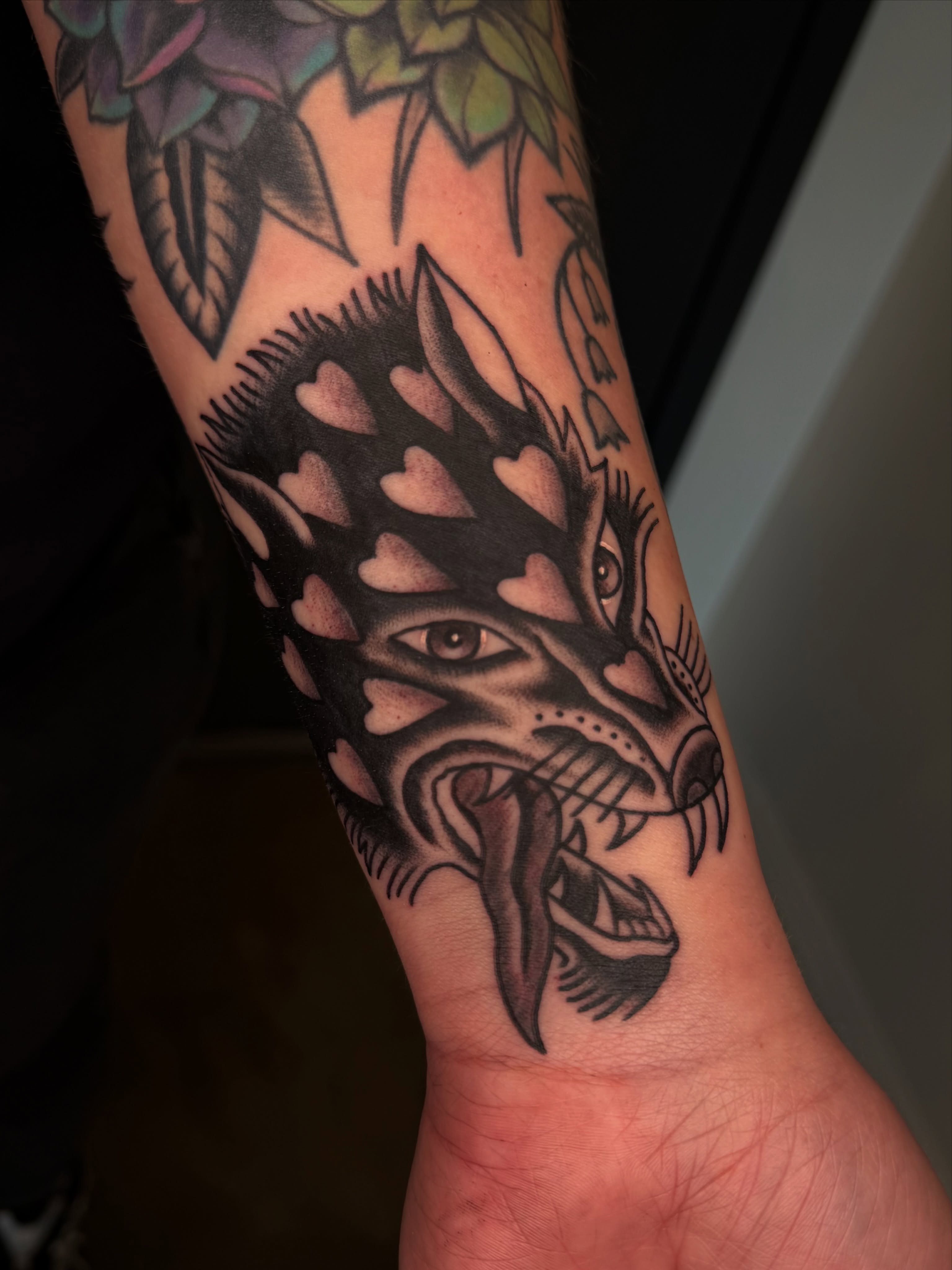 Tattoo by @zimovan — black_and_grey